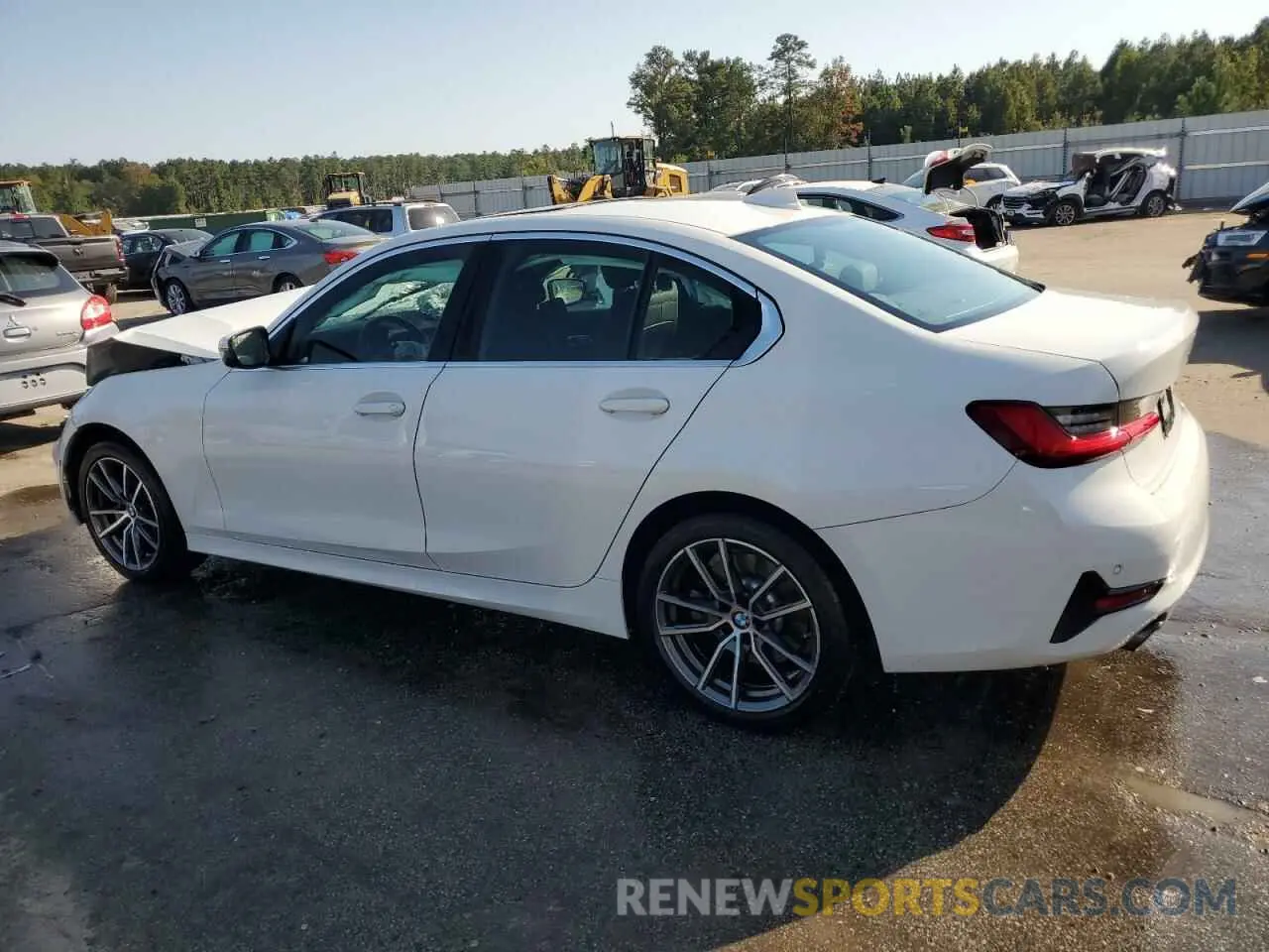 2 fotografías del automóvil dañado 3MW5R7J05L8B17910 BMW 3 SERIES 2020