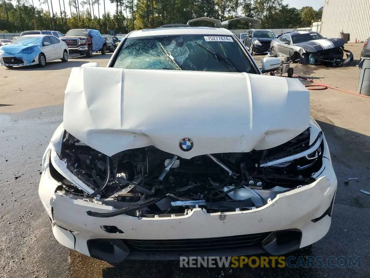 5 fotografías del automóvil dañado 3MW5R7J05L8B17910 BMW 3 SERIES 2020
