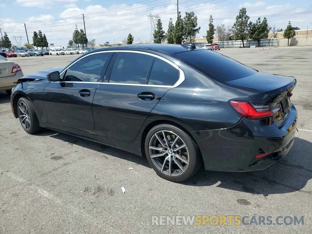 2 fotografías del automóvil dañado 3MW5R7J05L8B18216 BMW 3 SERIES 2020