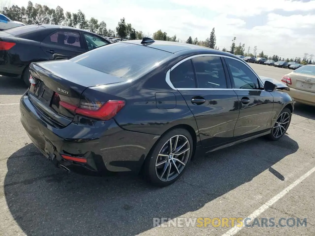 3 fotografías del automóvil dañado 3MW5R7J05L8B18216 BMW 3 SERIES 2020