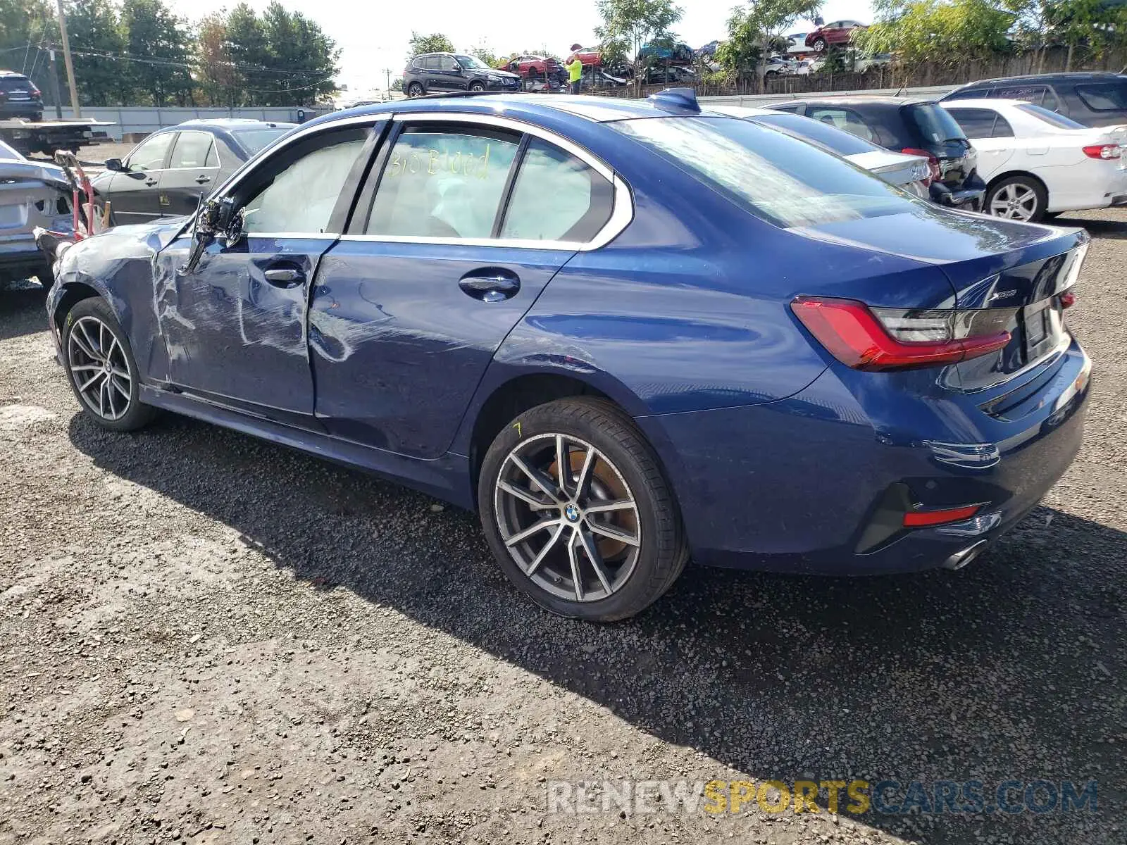 3 fotografías del automóvil dañado 3MW5R7J05L8B34058 BMW 3 SERIES 2020