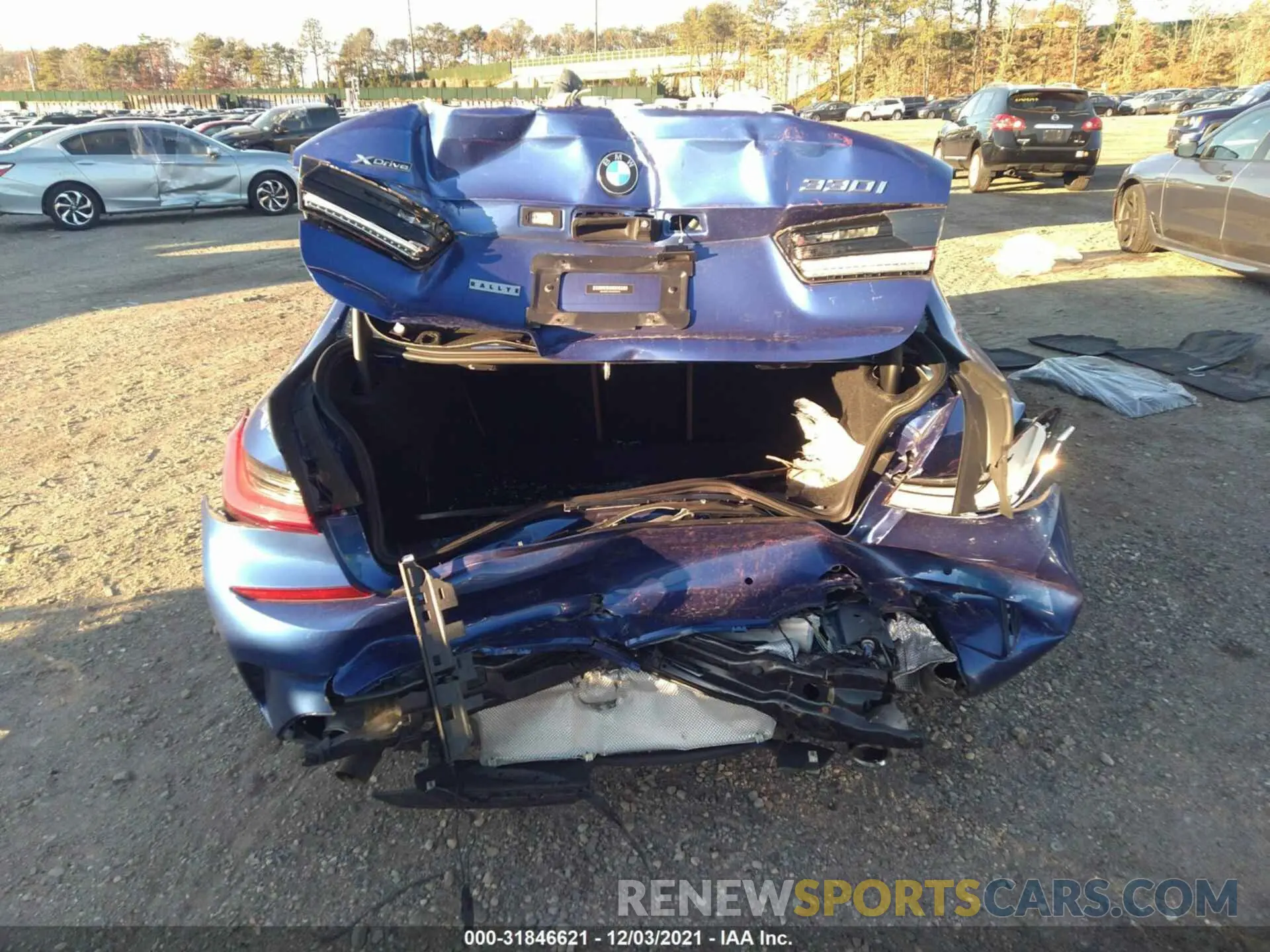 6 fotografías del automóvil dañado 3MW5R7J05L8B42015 BMW 3 SERIES 2020