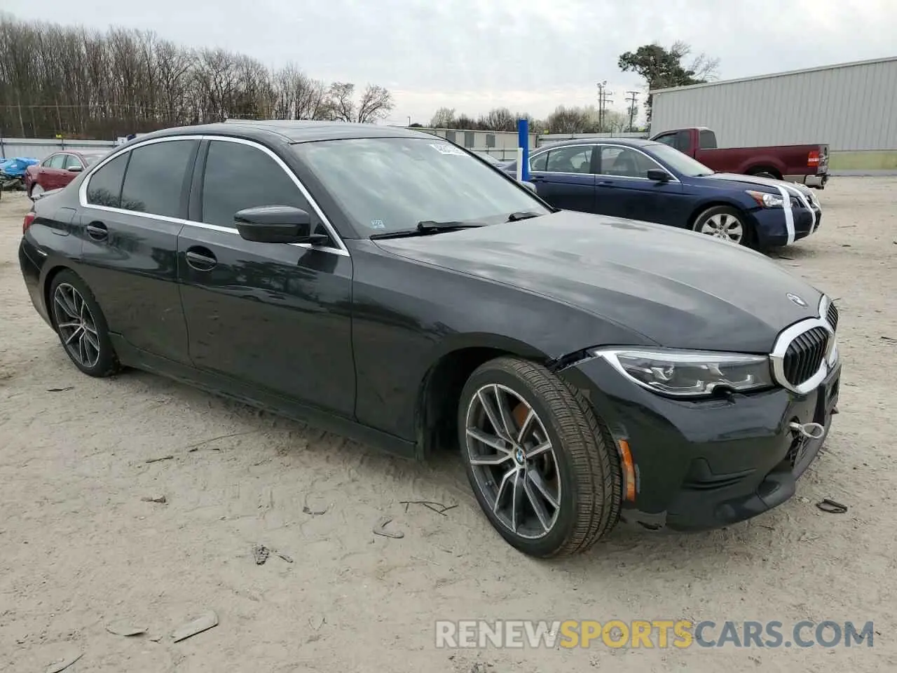 4 fotografías del automóvil dañado 3MW5R7J06L8B08634 BMW 3 SERIES 2020