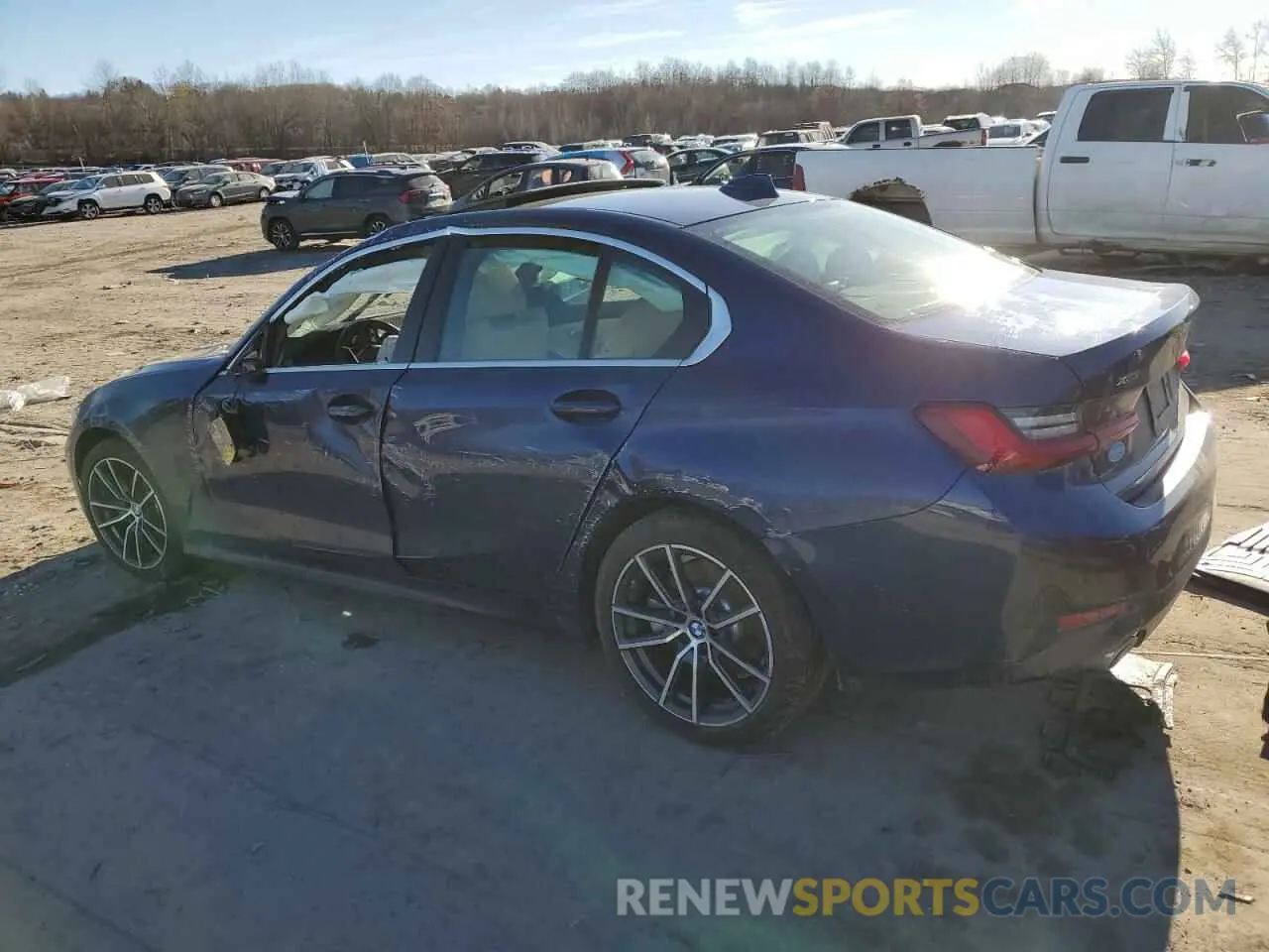 2 fotografías del automóvil dañado 3MW5R7J06L8B11338 BMW 3 SERIES 2020