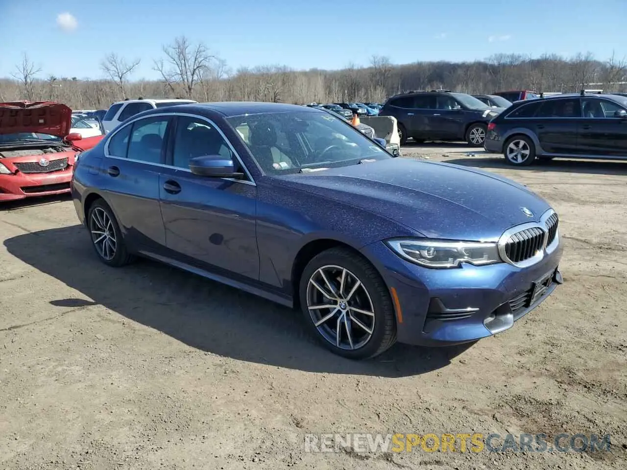 4 fotografías del automóvil dañado 3MW5R7J06L8B11601 BMW 3 SERIES 2020