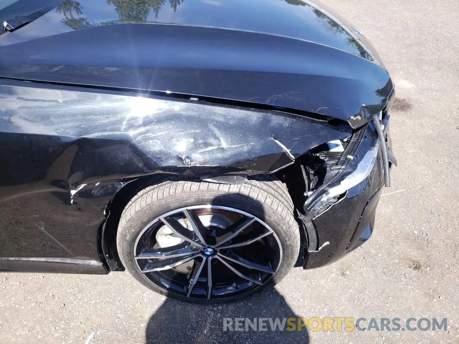 9 fotografías del automóvil dañado 3MW5R7J06L8B17074 BMW 3 SERIES 2020