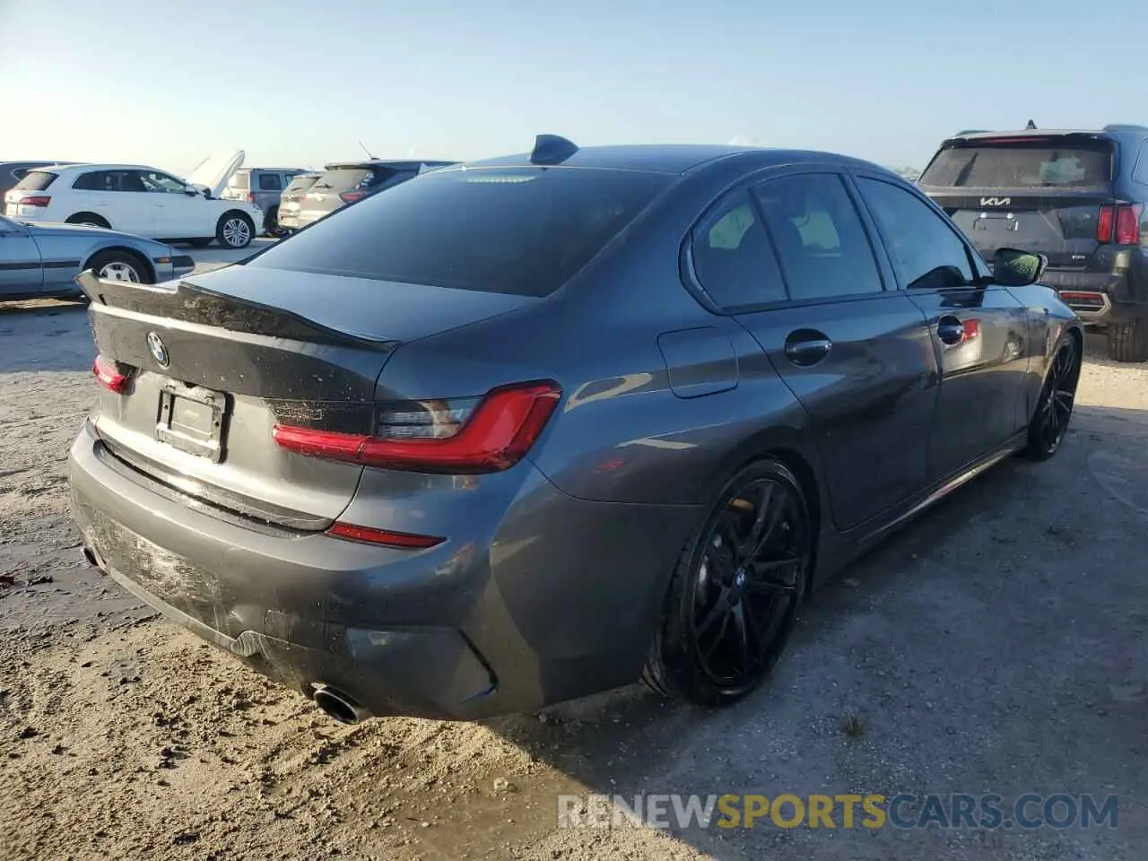 3 fotografías del automóvil dañado 3MW5R7J06L8B37647 BMW 3 SERIES 2020