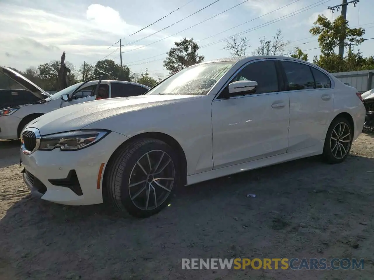 1 fotografías del automóvil dañado 3MW5R7J07L8B09369 BMW 3 SERIES 2020