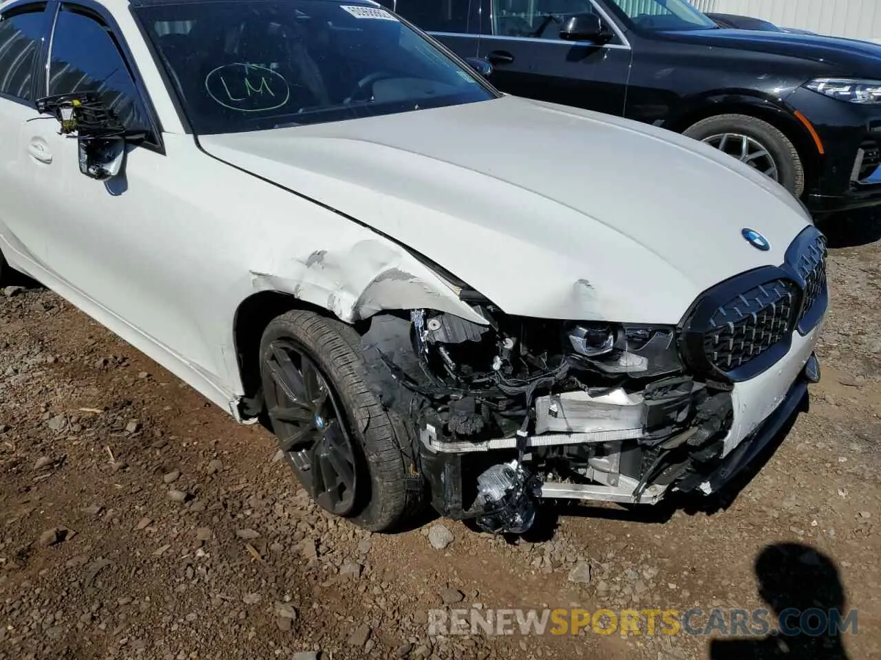 9 fotografías del automóvil dañado 3MW5R7J07L8B10506 BMW 3 SERIES 2020