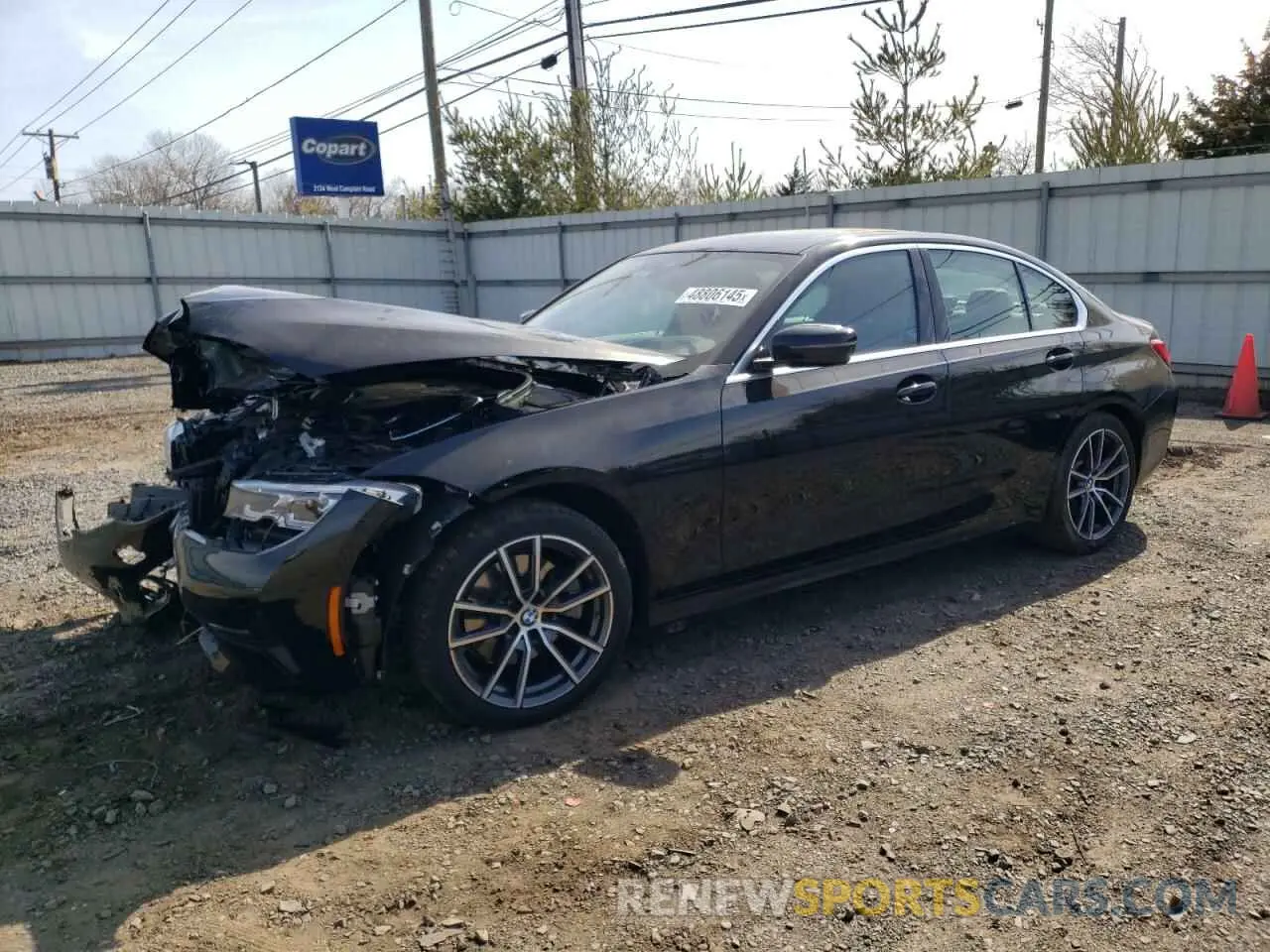 1 fotografías del automóvil dañado 3MW5R7J07L8B14622 BMW 3 SERIES 2020