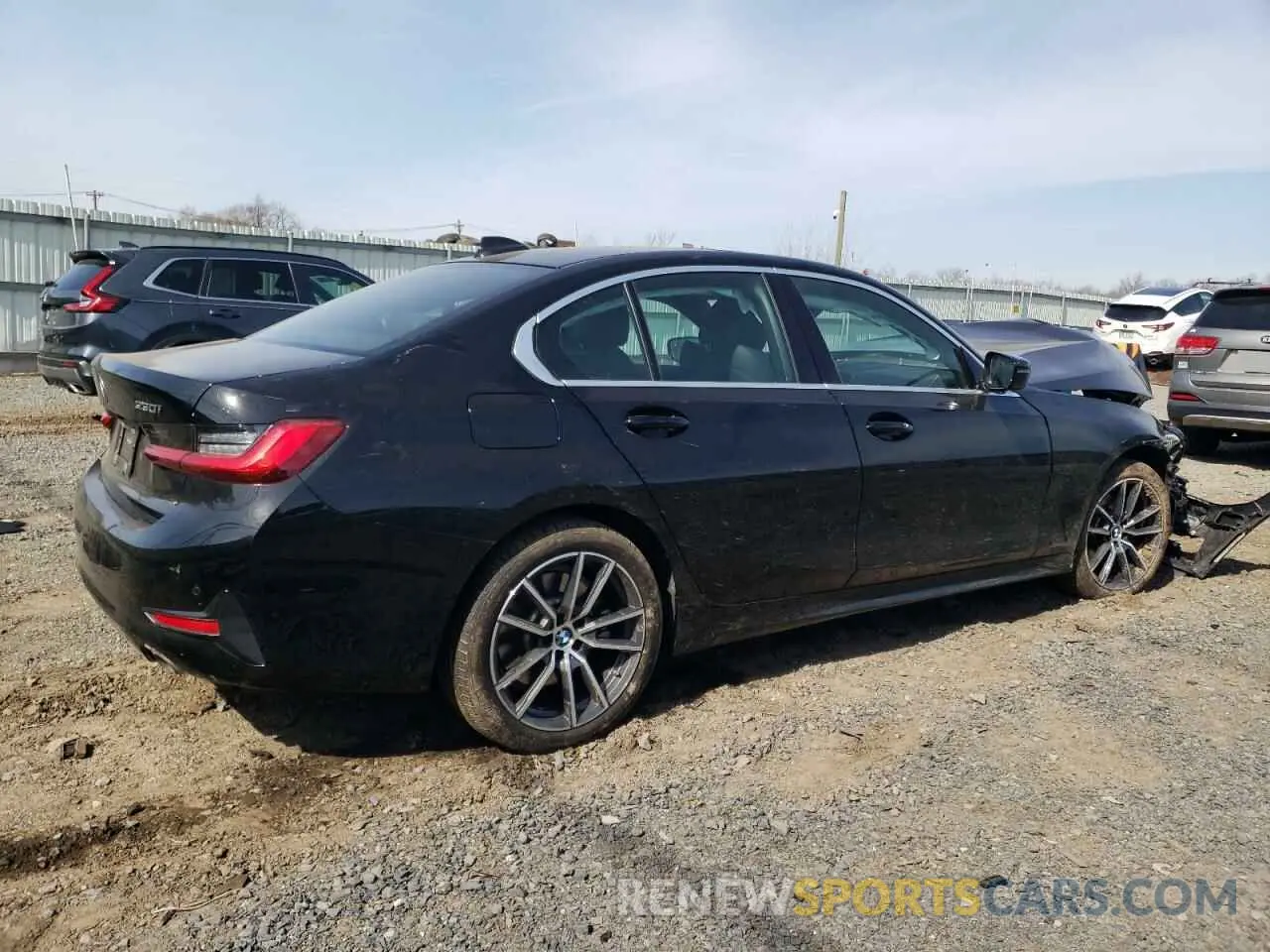 3 fotografías del automóvil dañado 3MW5R7J07L8B14622 BMW 3 SERIES 2020