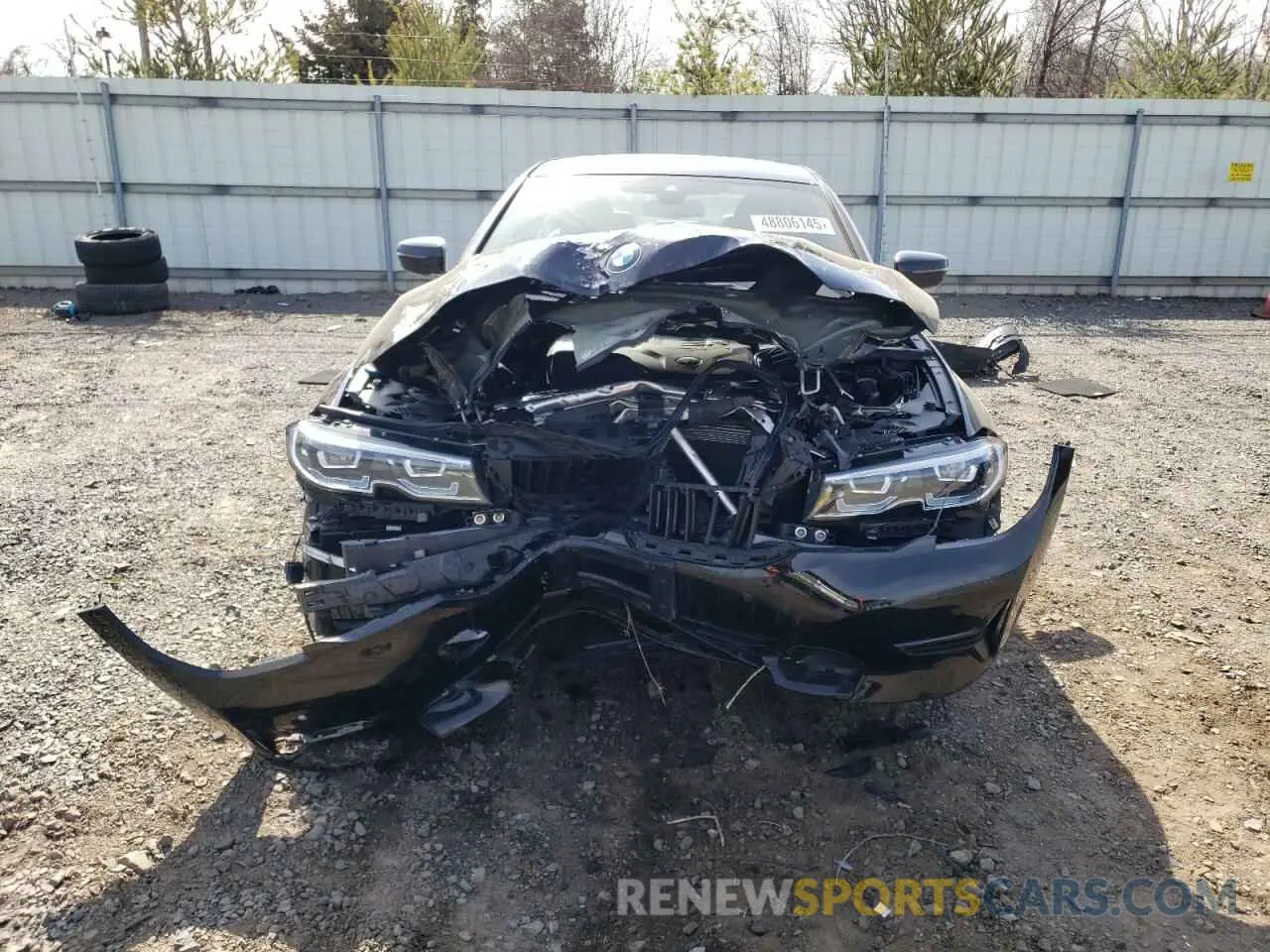 5 fotografías del automóvil dañado 3MW5R7J07L8B14622 BMW 3 SERIES 2020