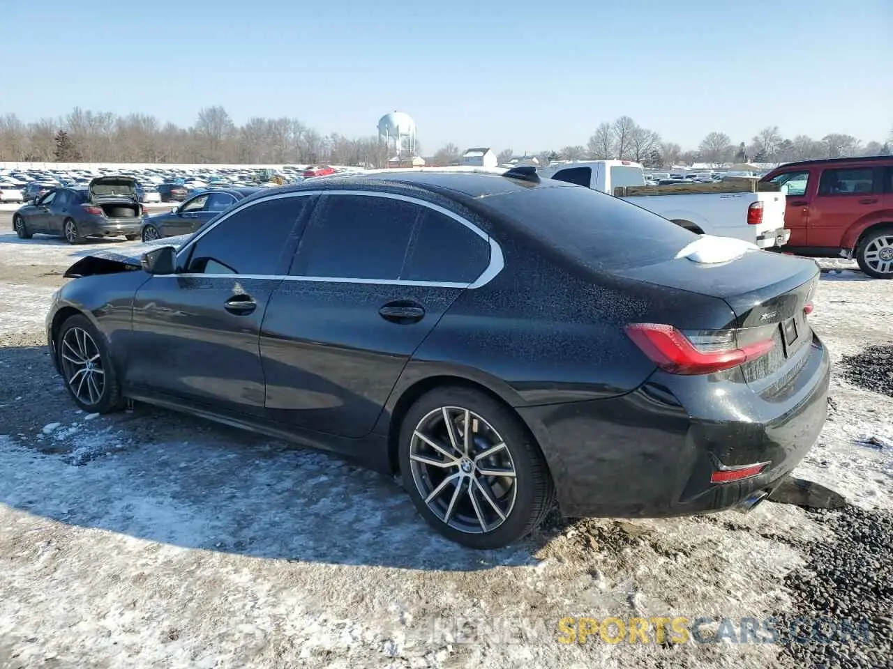 2 fotografías del automóvil dañado 3MW5R7J07L8B21327 BMW 3 SERIES 2020