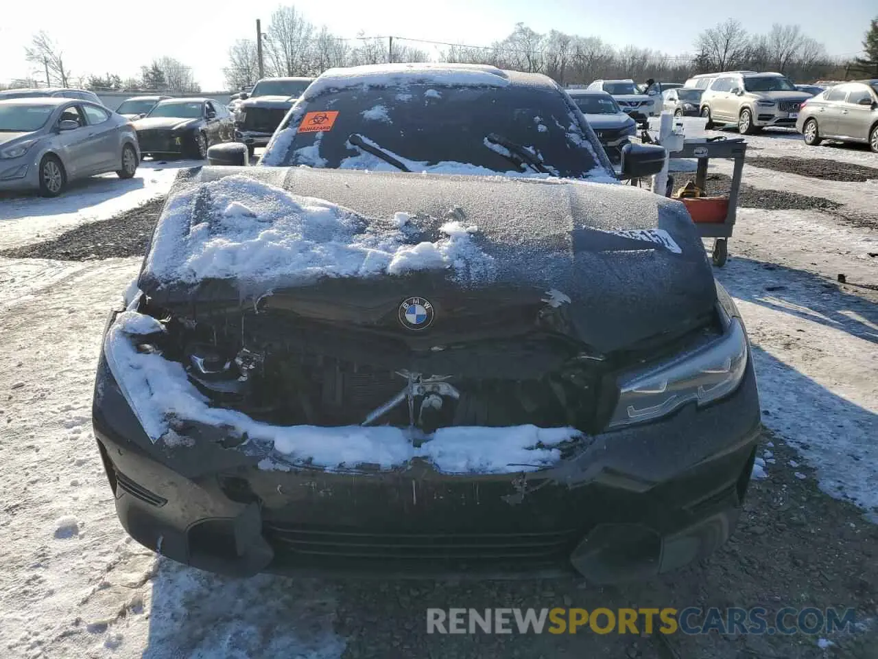 5 fotografías del automóvil dañado 3MW5R7J07L8B21327 BMW 3 SERIES 2020