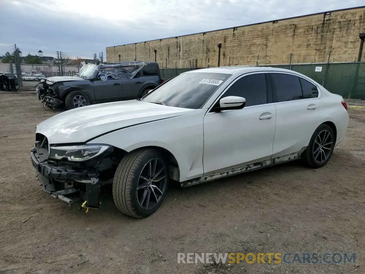 1 fotografías del automóvil dañado 3MW5R7J08L8B05959 BMW 3 SERIES 2020