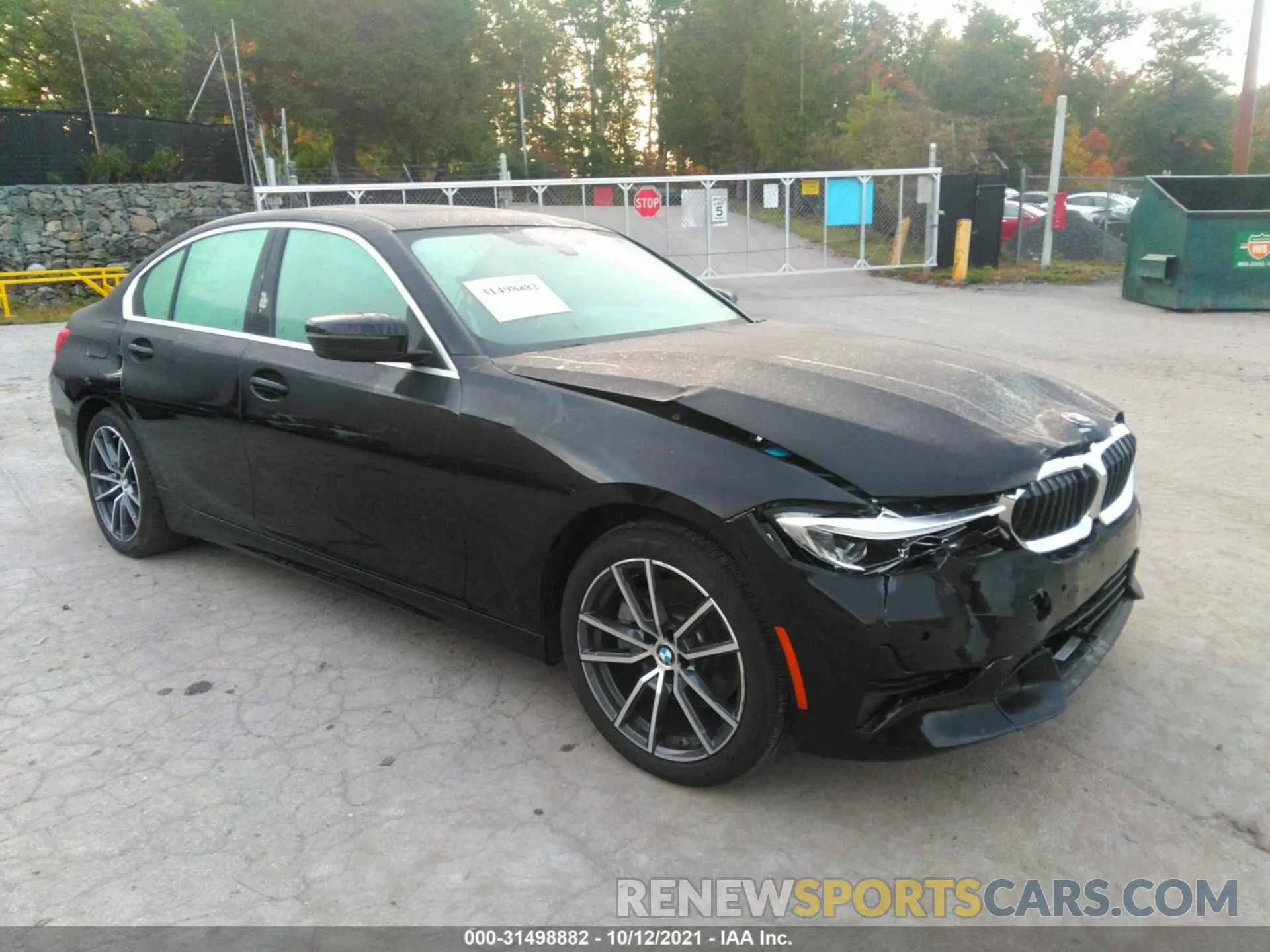 1 fotografías del automóvil dañado 3MW5R7J08L8B09073 BMW 3 SERIES 2020