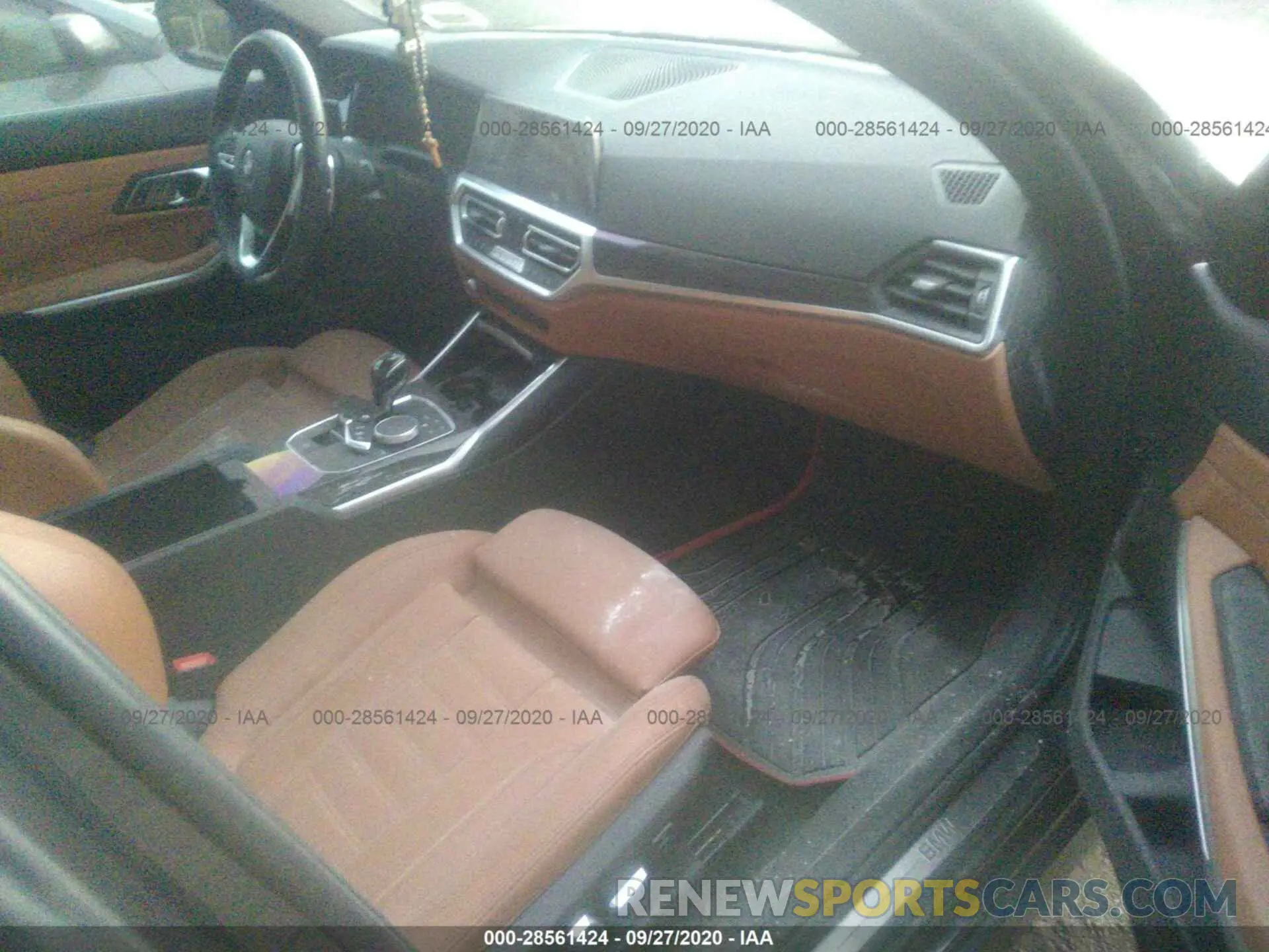 5 fotografías del automóvil dañado 3MW5R7J08L8B13799 BMW 3 SERIES 2020