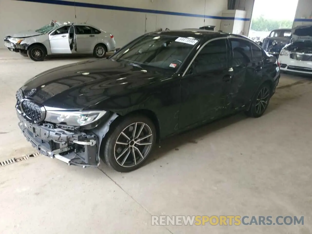 1 fotografías del automóvil dañado 3MW5R7J08L8B16881 BMW 3 SERIES 2020