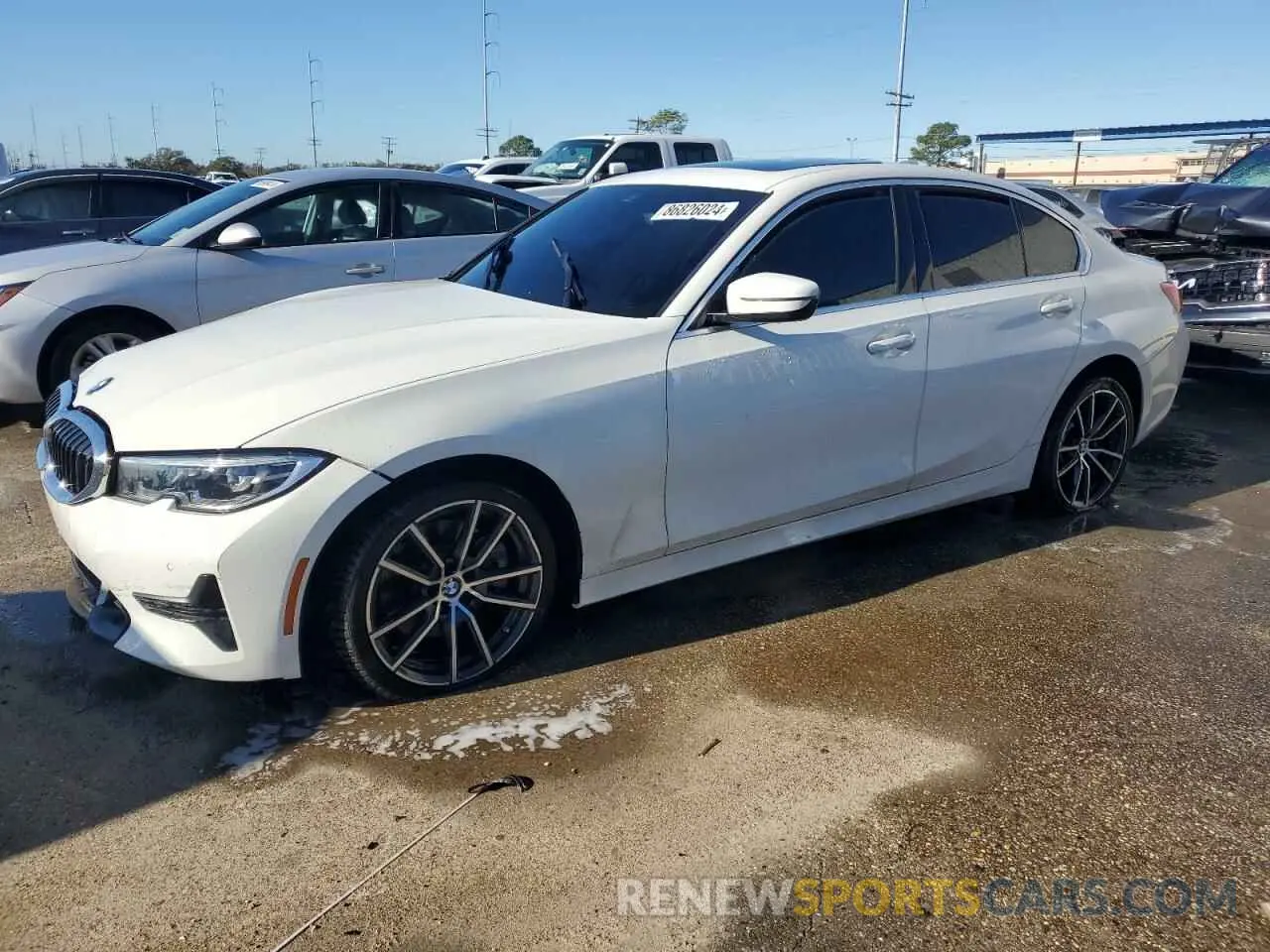 1 fotografías del automóvil dañado 3MW5R7J08L8B24138 BMW 3 SERIES 2020