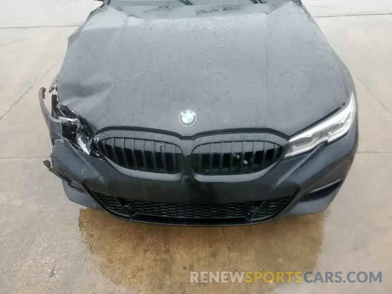 11 fotografías del automóvil dañado 3MW5R7J08L8B41618 BMW 3 SERIES 2020