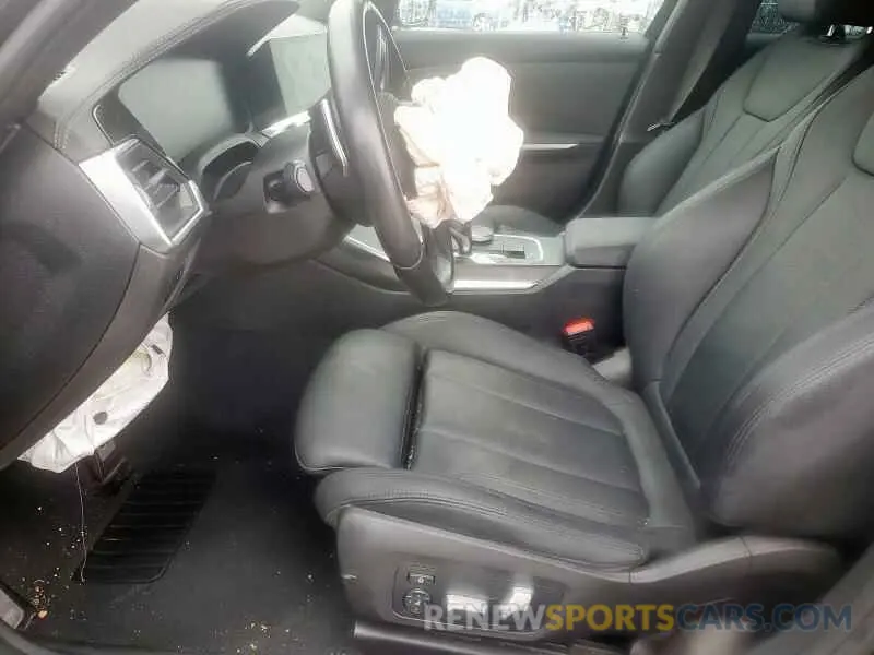 7 fotografías del automóvil dañado 3MW5R7J08L8B41618 BMW 3 SERIES 2020
