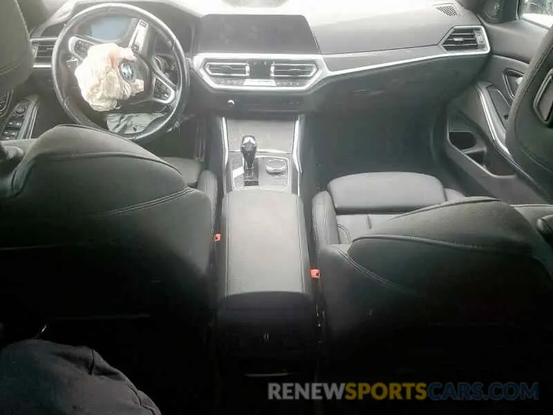 8 fotografías del automóvil dañado 3MW5R7J08L8B41618 BMW 3 SERIES 2020
