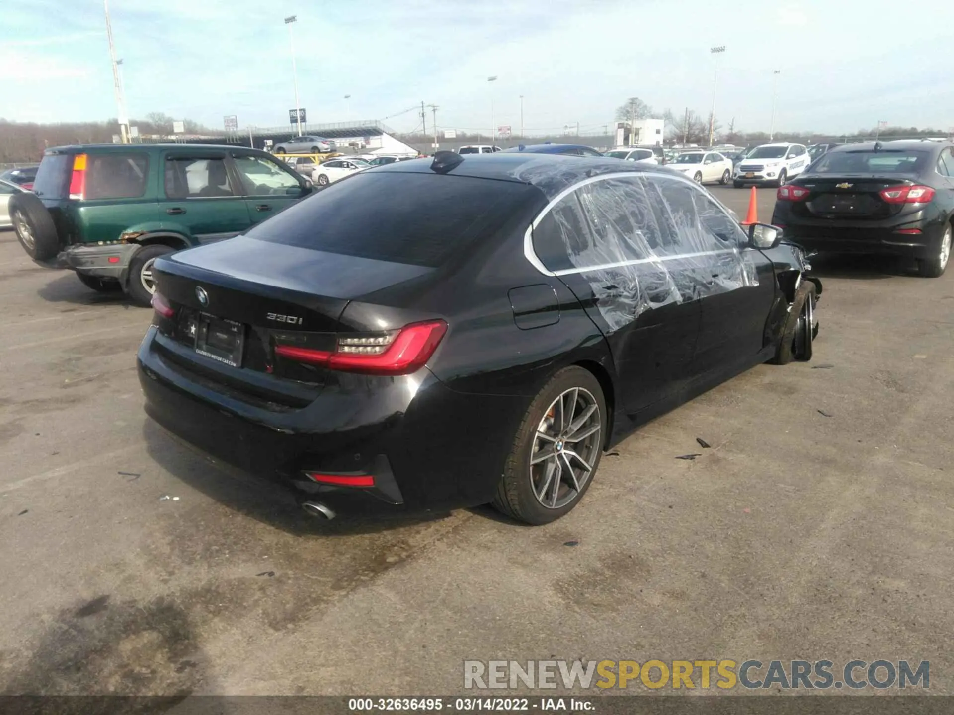 4 fotografías del automóvil dañado 3MW5R7J09L8B15867 BMW 3 SERIES 2020