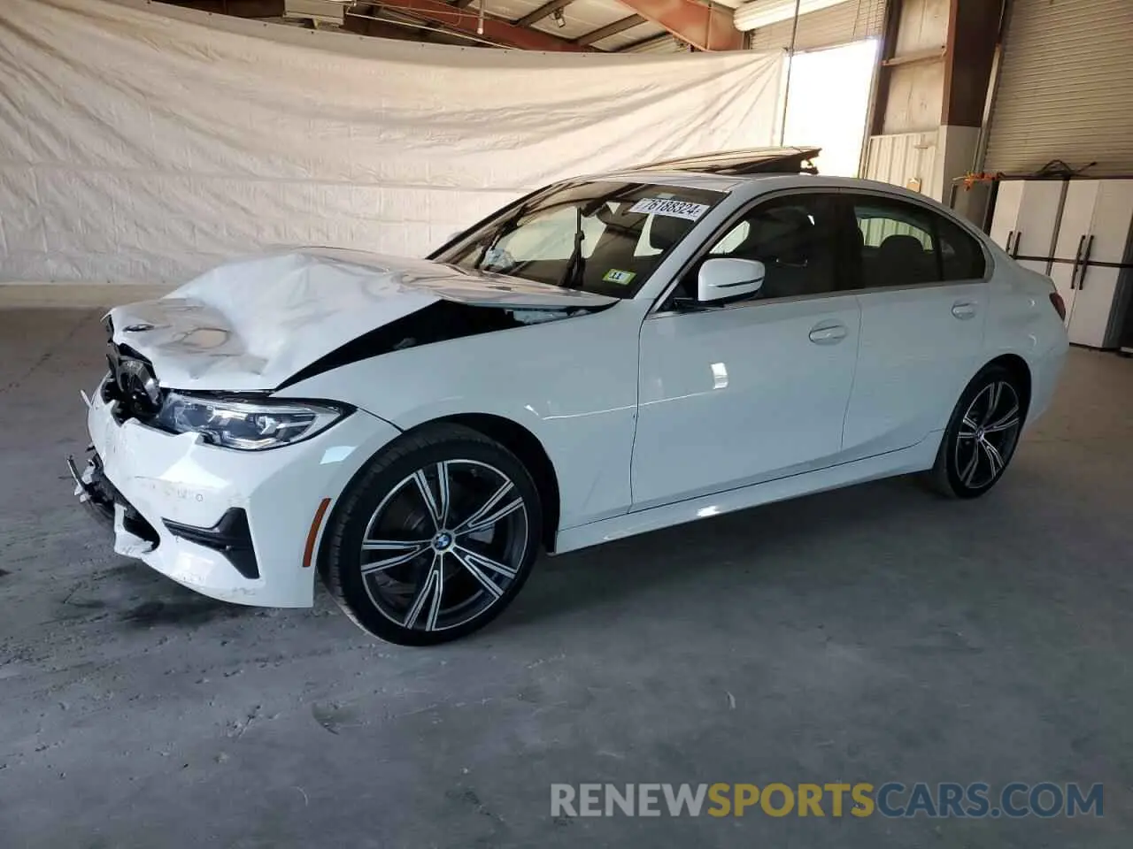 1 fotografías del automóvil dañado 3MW5R7J09L8B31812 BMW 3 SERIES 2020