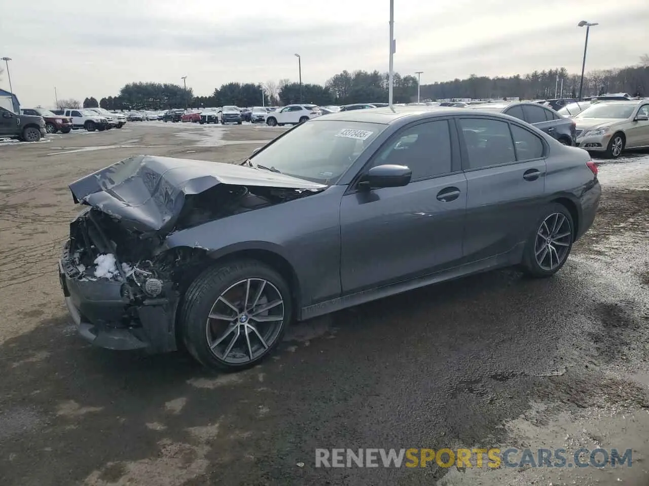 1 fotografías del automóvil dañado 3MW5R7J09L8B46424 BMW 3 SERIES 2020