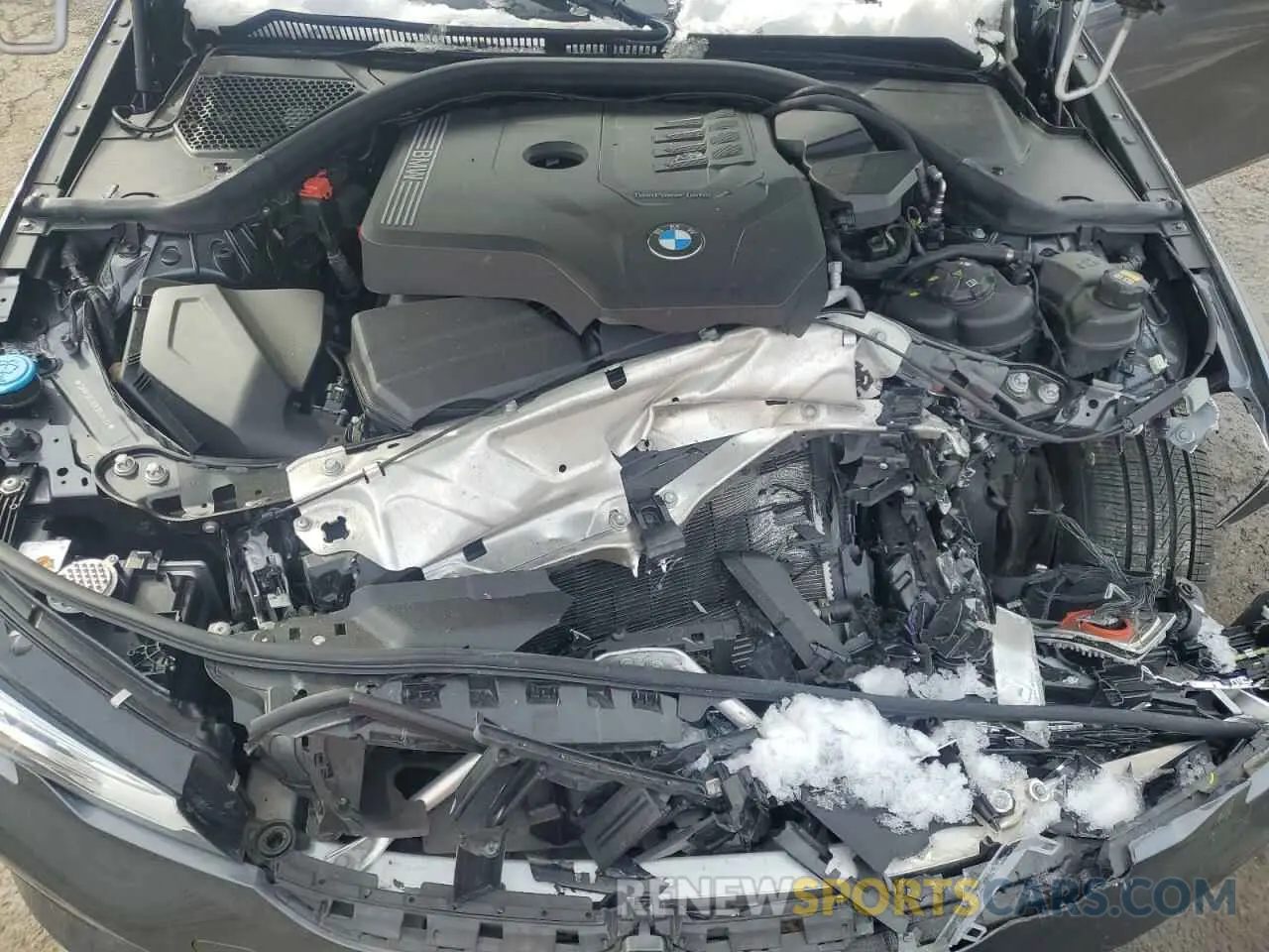 11 fotografías del automóvil dañado 3MW5R7J09L8B46424 BMW 3 SERIES 2020