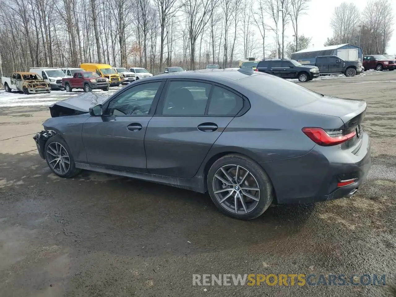 2 fotografías del automóvil dañado 3MW5R7J09L8B46424 BMW 3 SERIES 2020