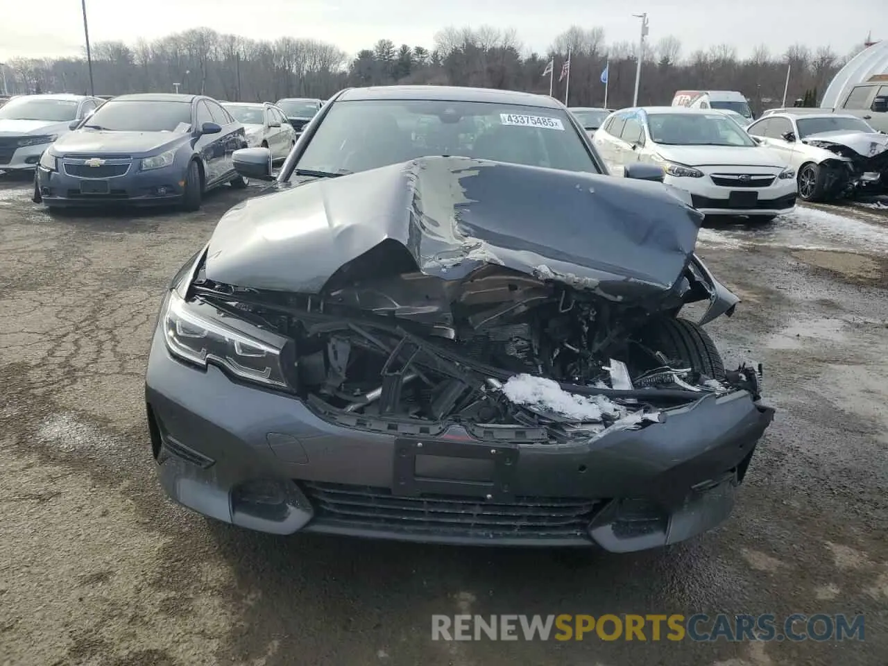 5 fotografías del automóvil dañado 3MW5R7J09L8B46424 BMW 3 SERIES 2020