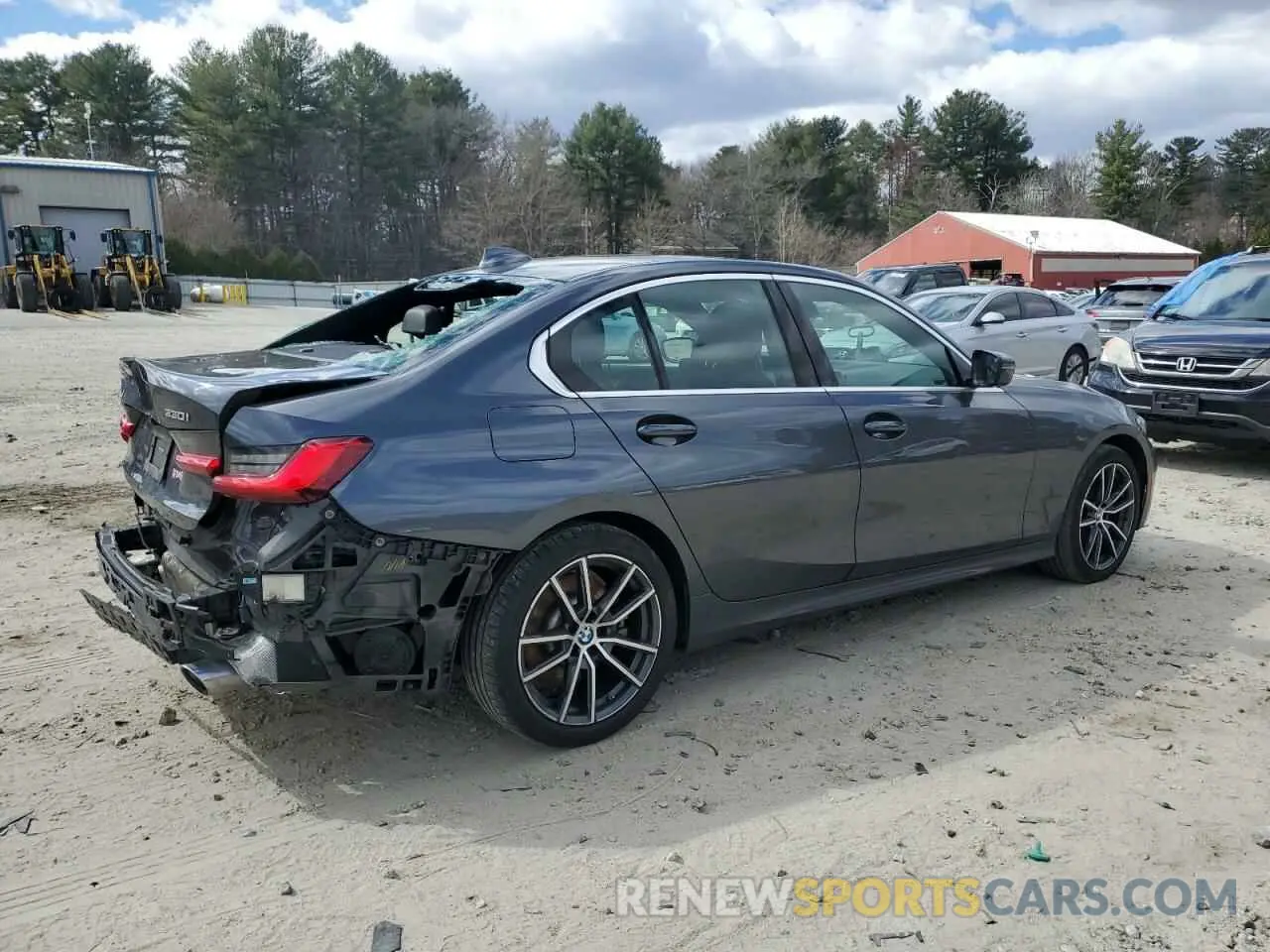 3 fotografías del automóvil dañado 3MW5R7J0XL8B12945 BMW 3 SERIES 2020