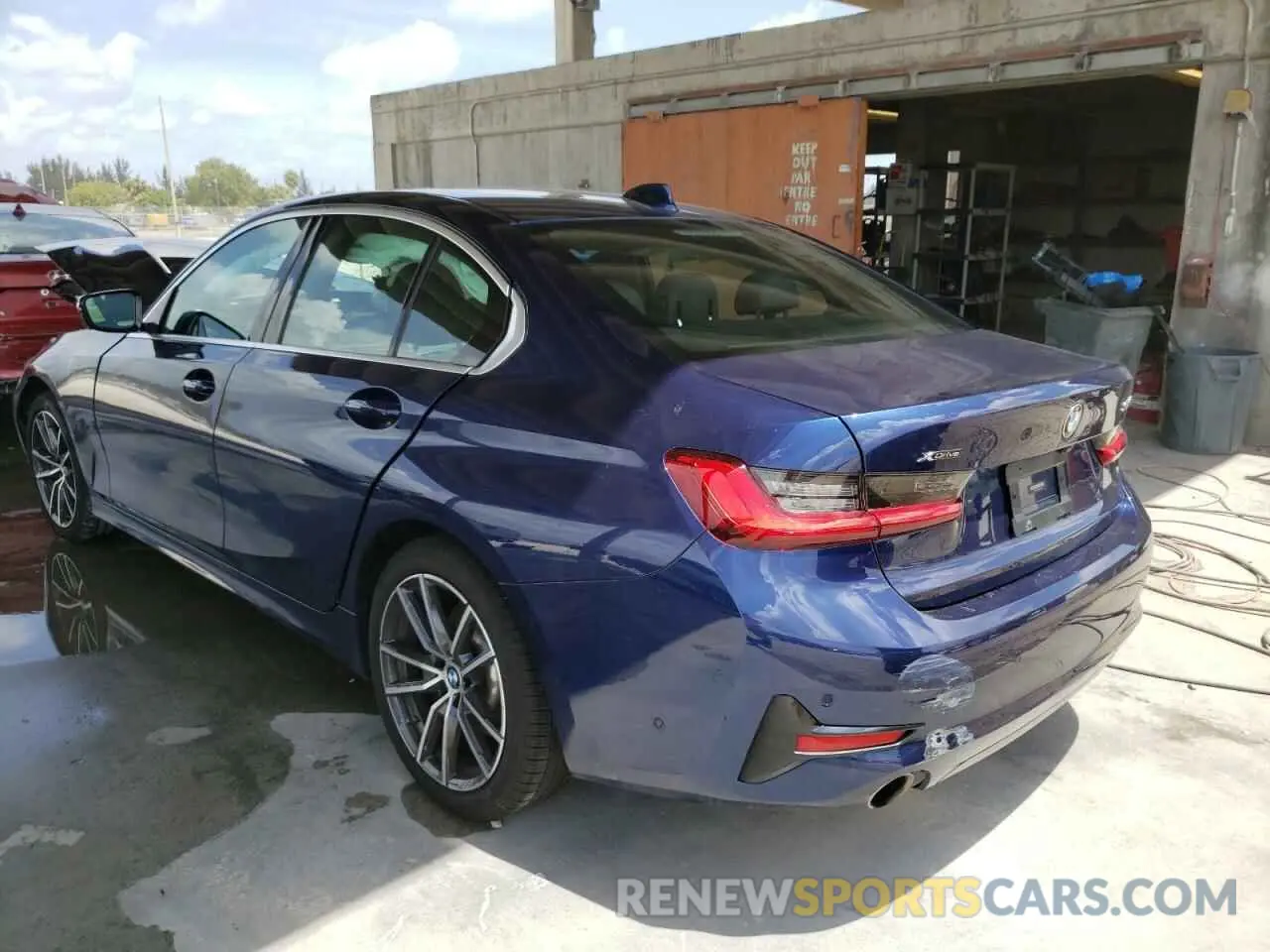 3 fotografías del automóvil dañado 3MW5R7J0XL8B20138 BMW 3 SERIES 2020