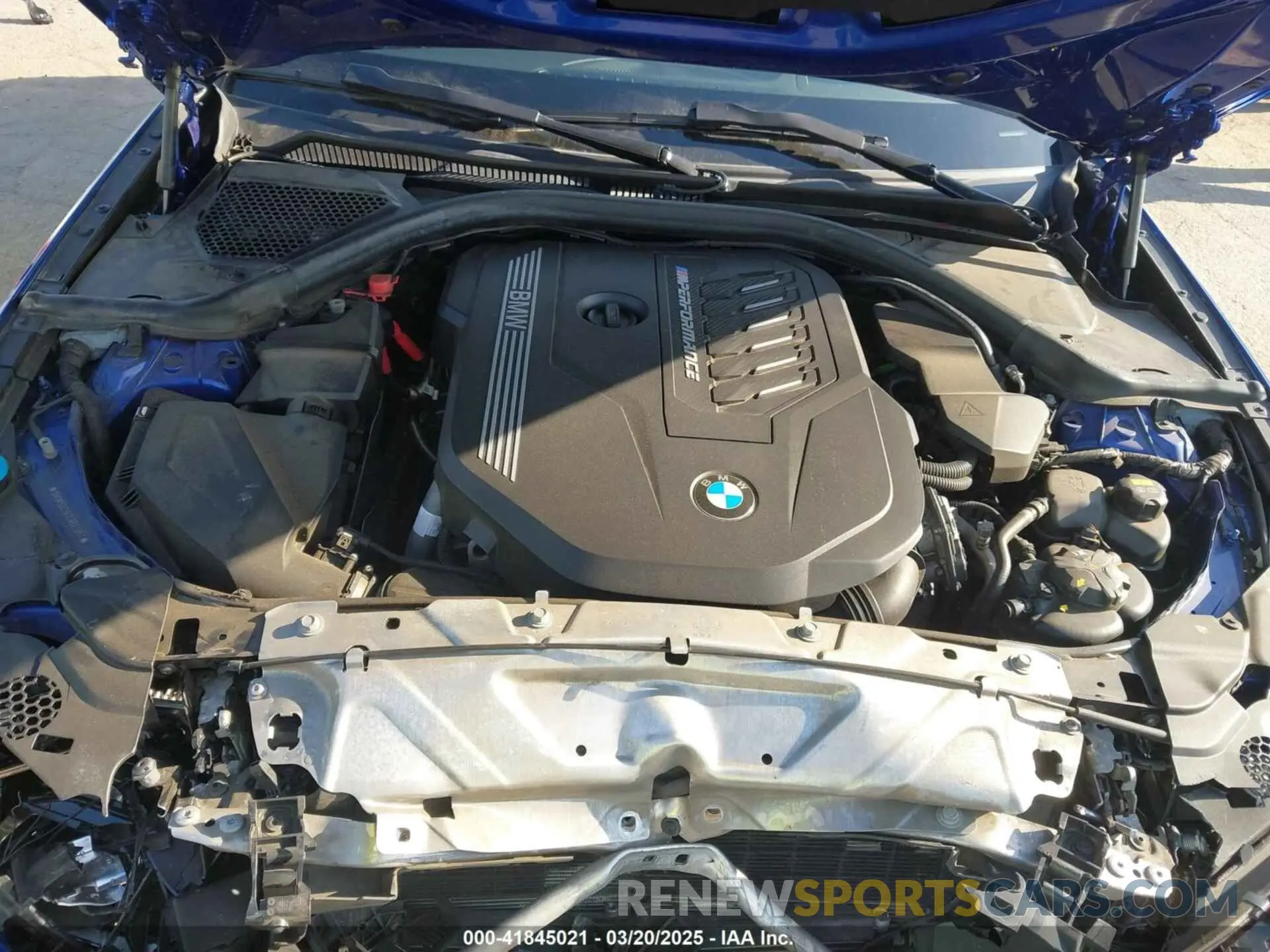 10 fotografías del automóvil dañado 3MW5U7J03L8B27267 BMW 3 SERIES 2020