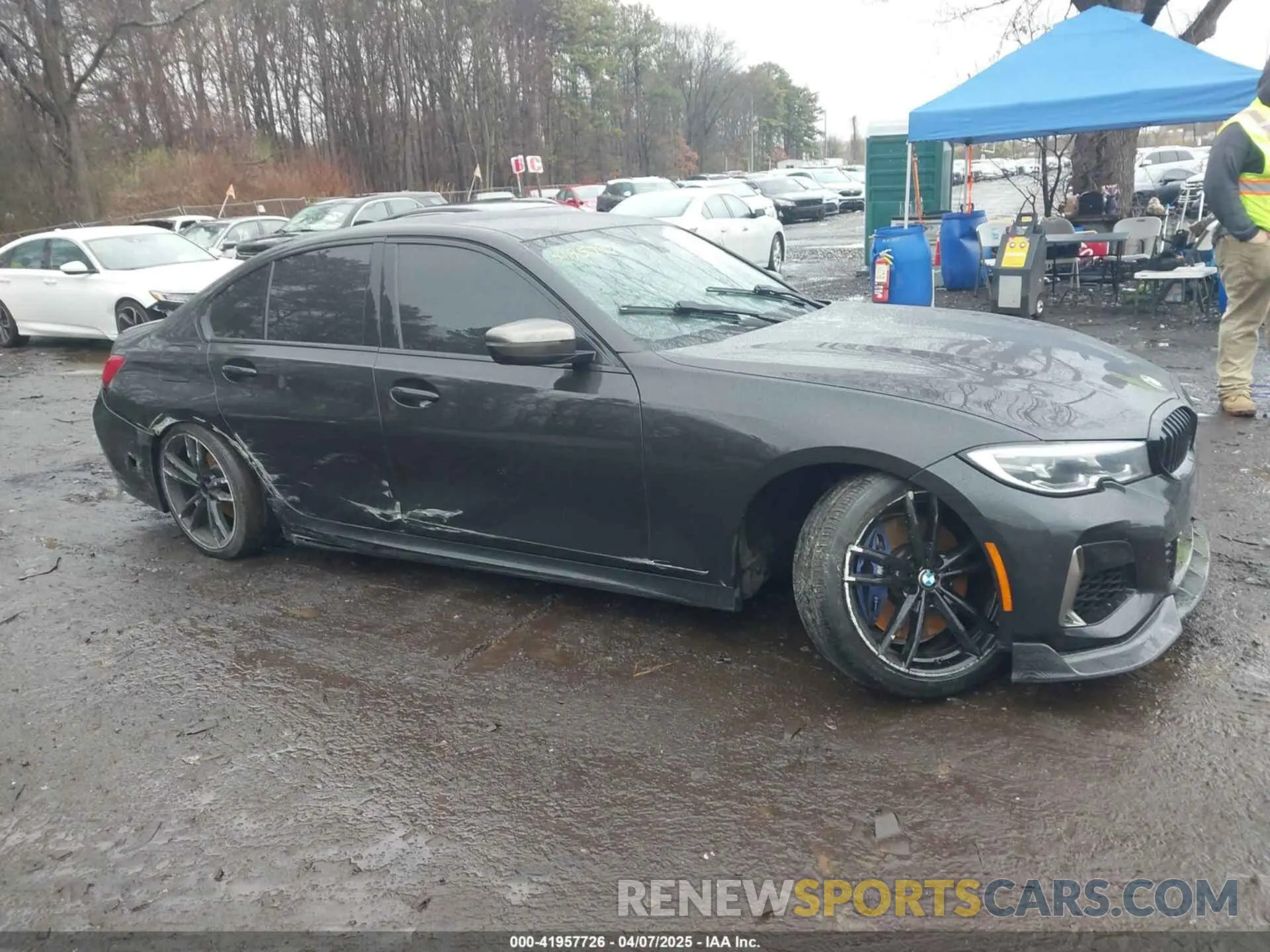 12 fotografías del automóvil dañado 3MW5U7J03L8B36115 BMW 3 SERIES 2020