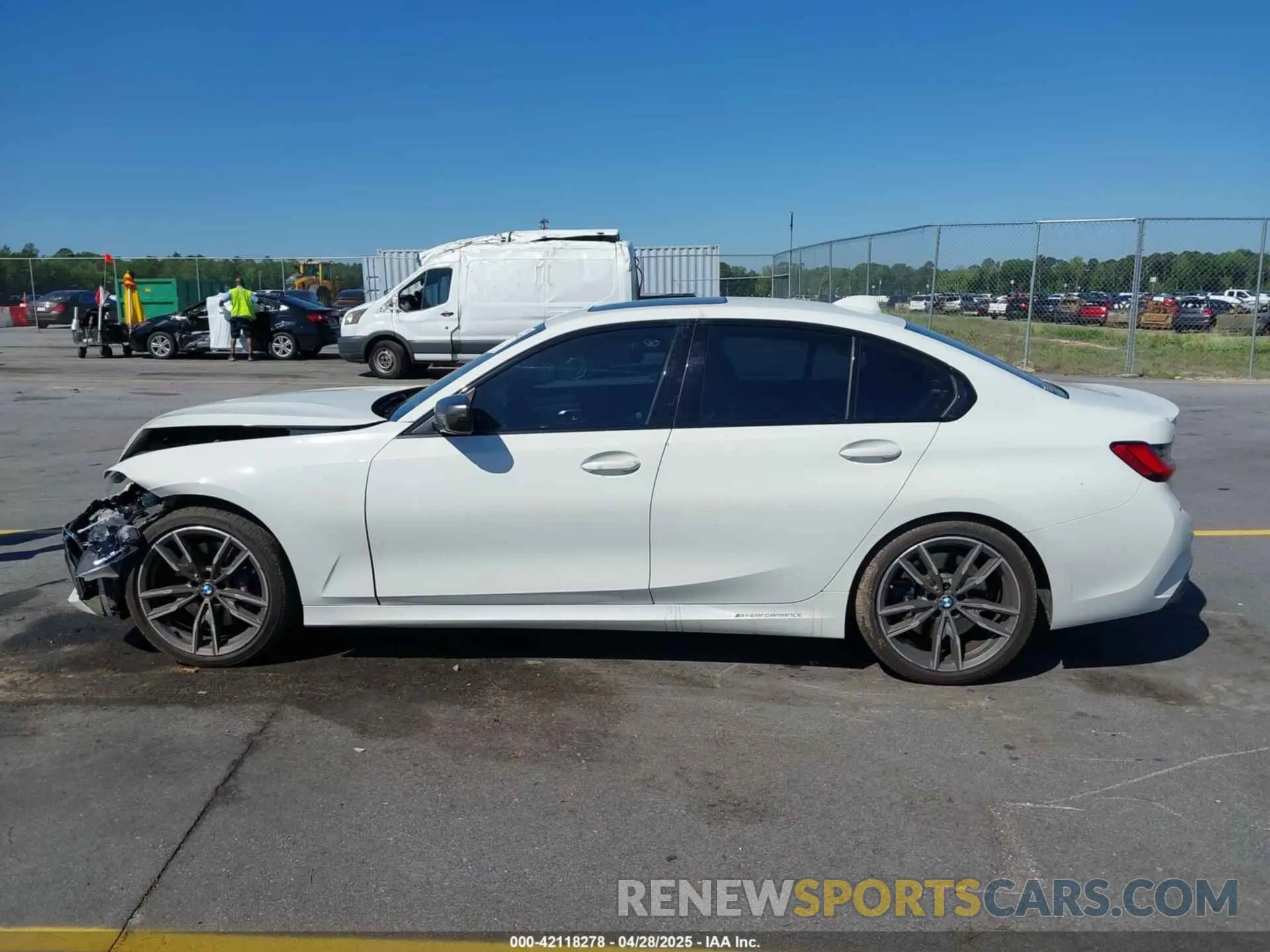 14 fotografías del automóvil dañado 3MW5U7J08L8B31590 BMW 3 SERIES 2020