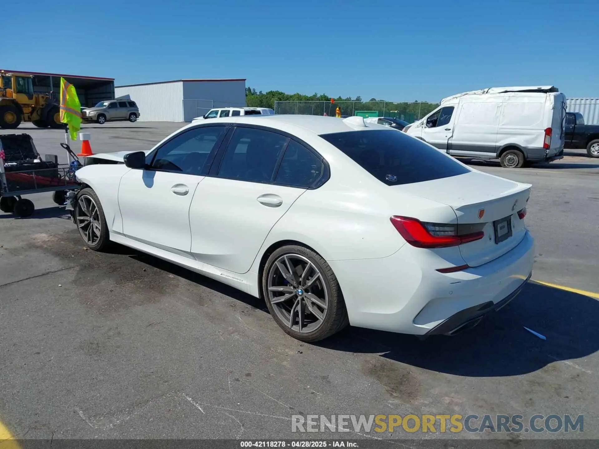 3 fotografías del automóvil dañado 3MW5U7J08L8B31590 BMW 3 SERIES 2020