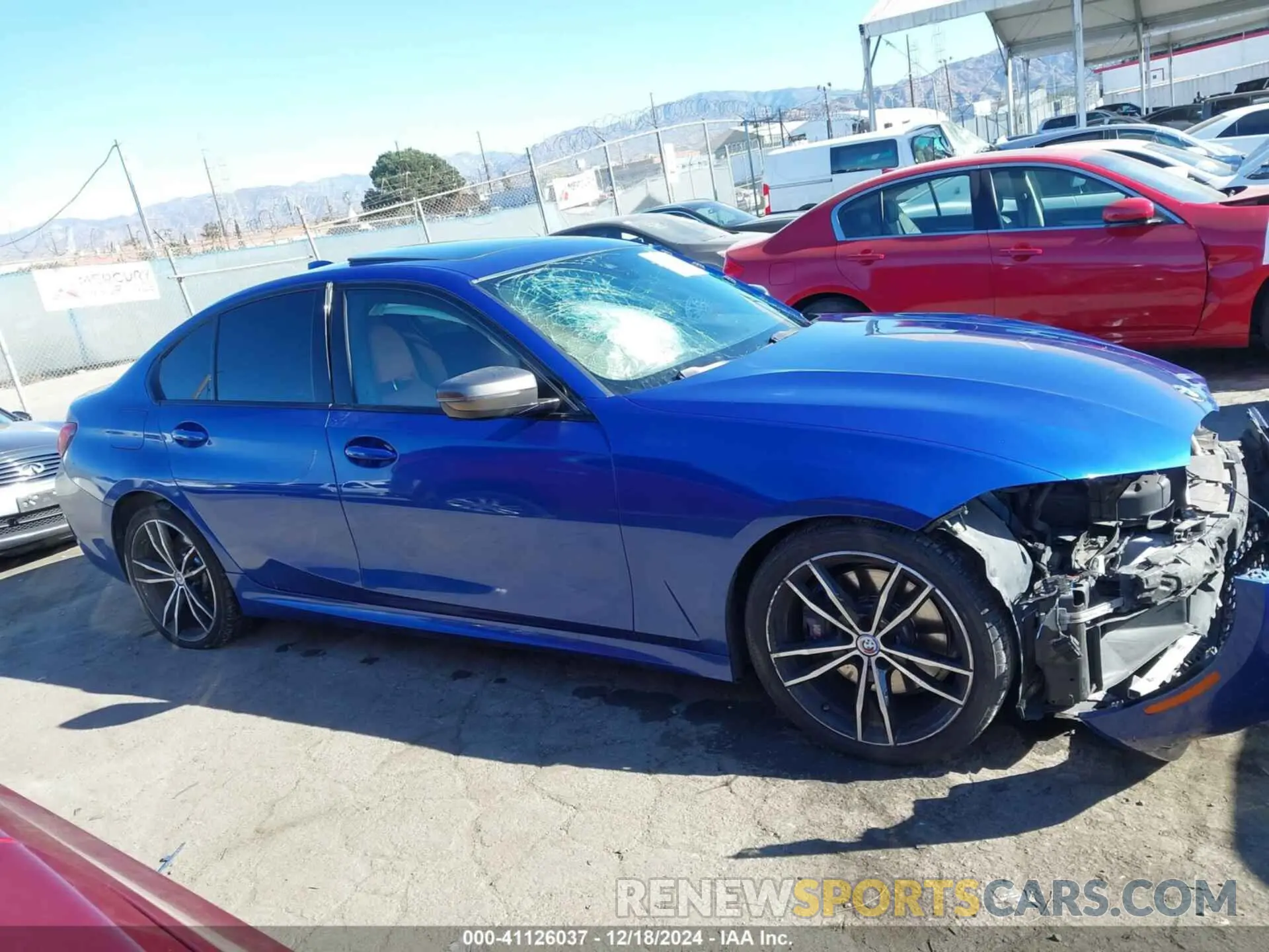 14 fotografías del automóvil dañado 3MW5U7J08L8B34425 BMW 3 SERIES 2020