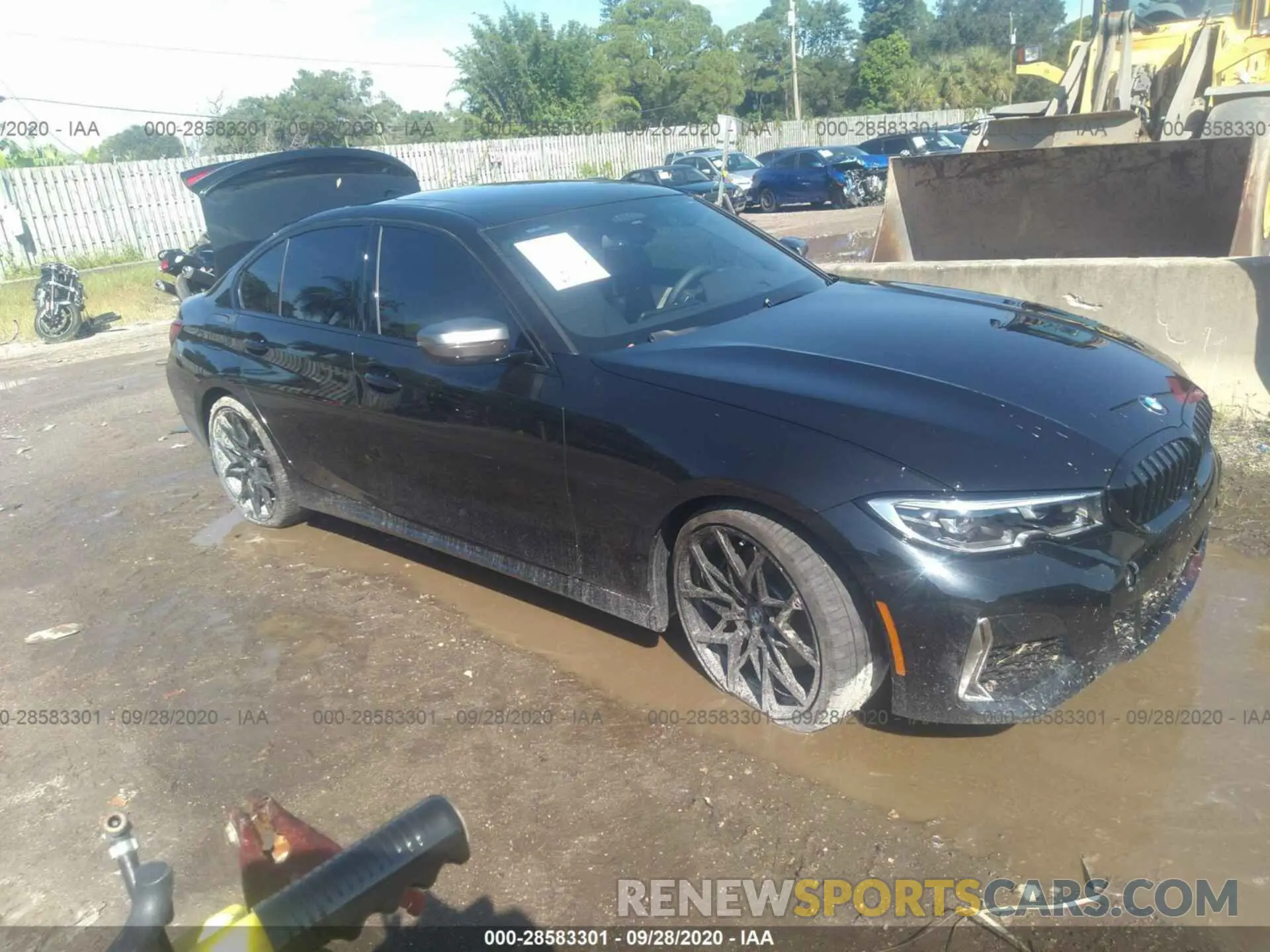 1 fotografías del automóvil dañado 3MW5U7J09L8B26639 BMW 3 SERIES 2020