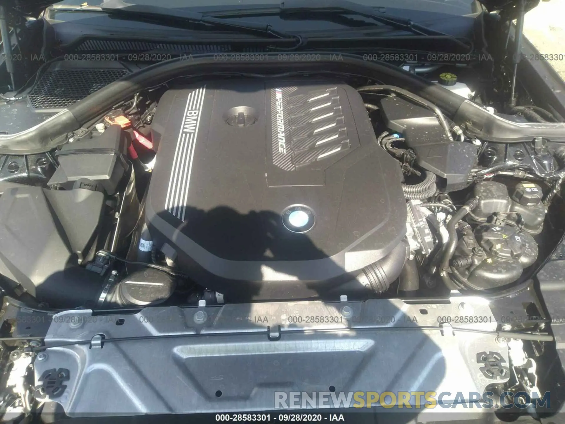 10 fotografías del automóvil dañado 3MW5U7J09L8B26639 BMW 3 SERIES 2020