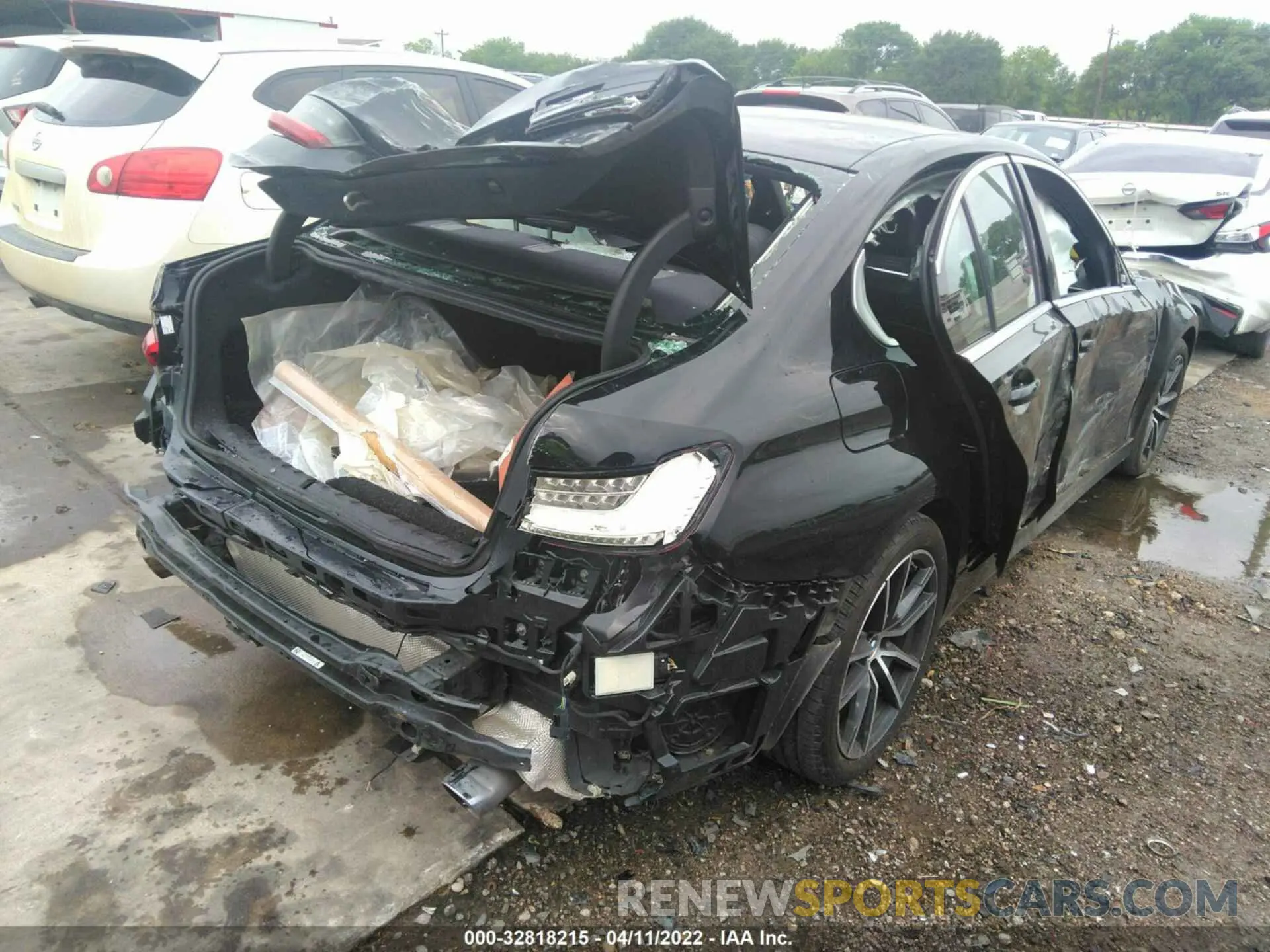 4 fotografías del automóvil dañado WBA5R1C01LFH39764 BMW 3 SERIES 2020