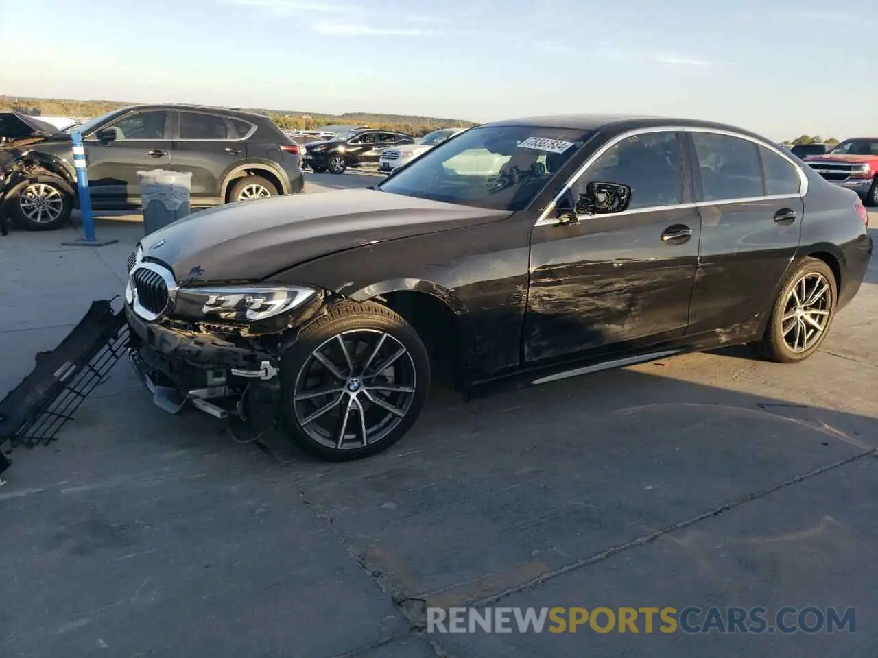1 fotografías del automóvil dañado WBA5R1C07LFH34584 BMW 3 SERIES 2020