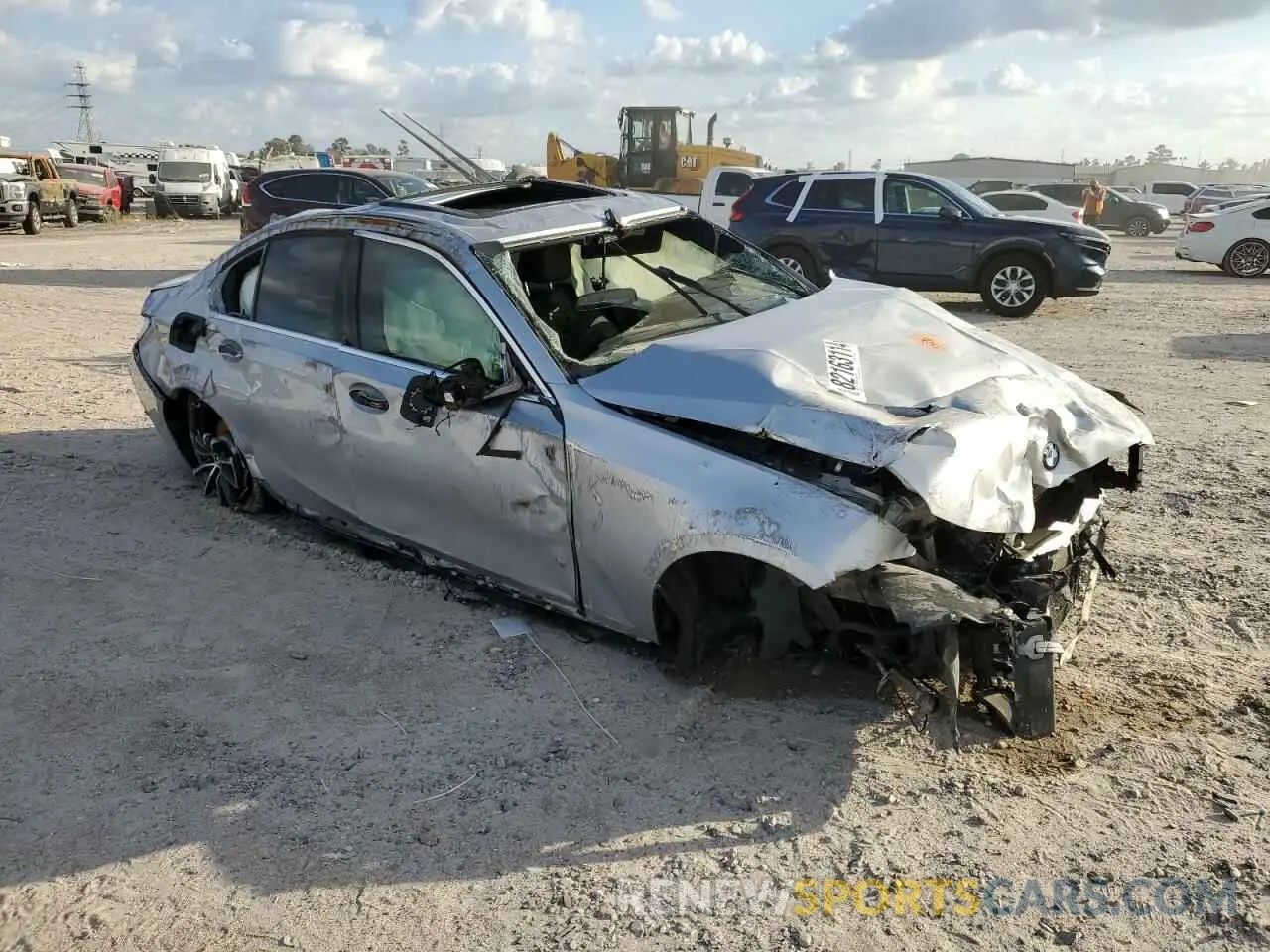 4 fotografías del automóvil dañado WBA5R1C07LFH41664 BMW 3 SERIES 2020