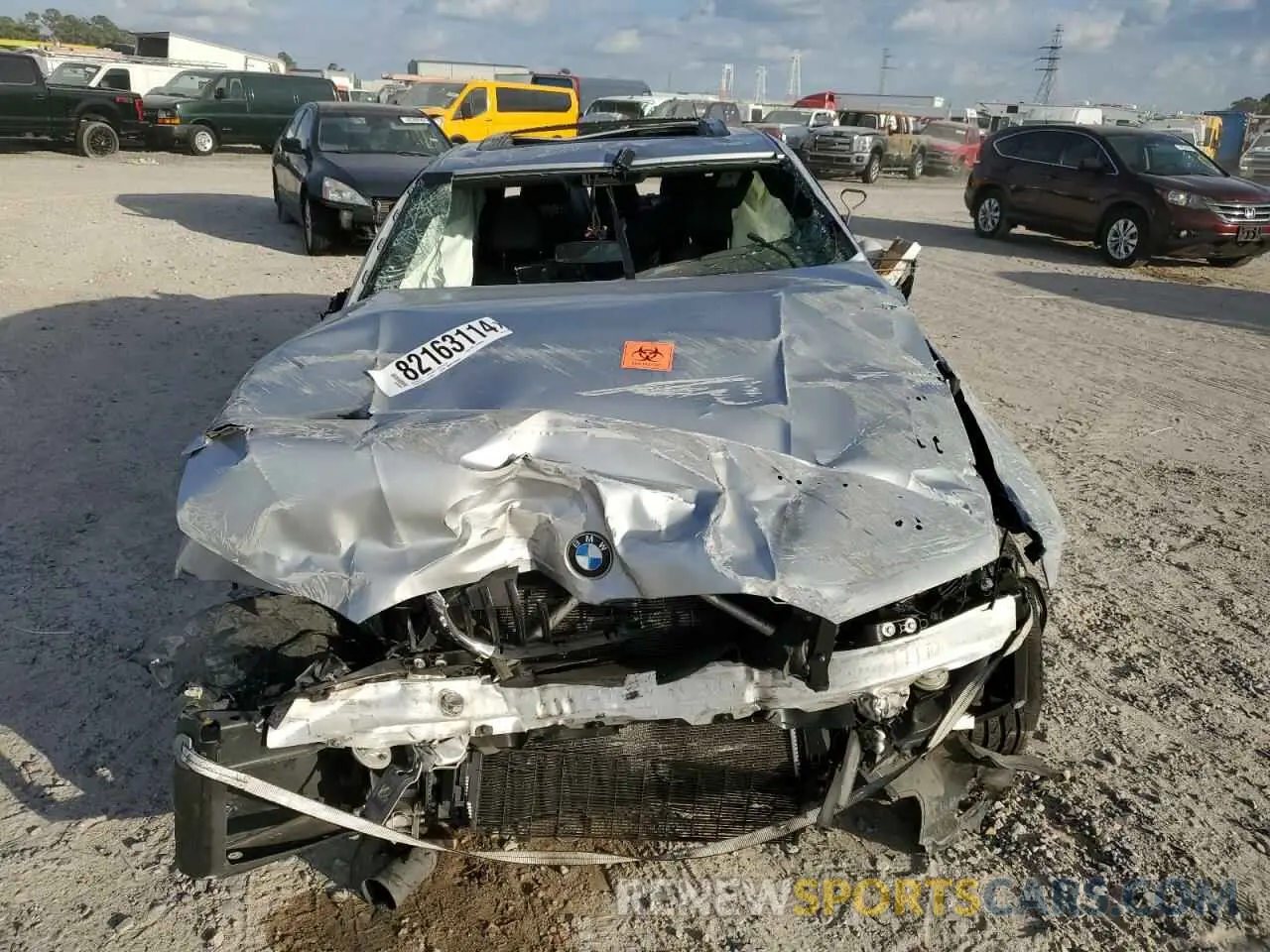 5 fotografías del automóvil dañado WBA5R1C07LFH41664 BMW 3 SERIES 2020
