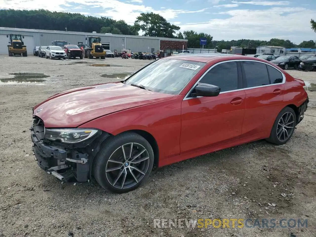 1 fotografías del automóvil dañado WBA5R1C09LFH84841 BMW 3 SERIES 2020