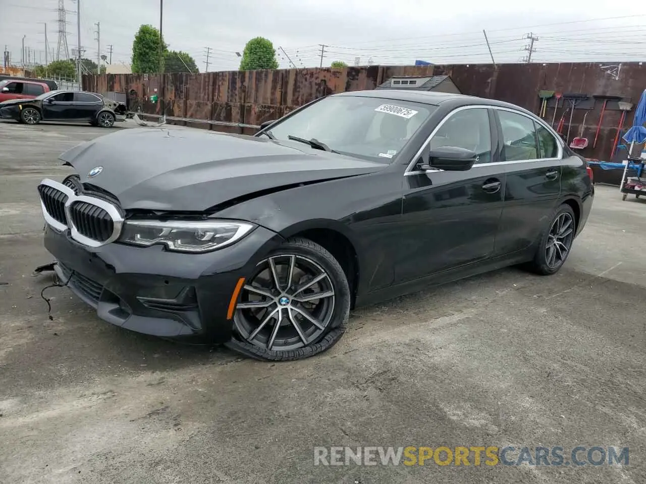 1 fotografías del automóvil dañado WBA5R7C03LFH40434 BMW 3 SERIES 2020
