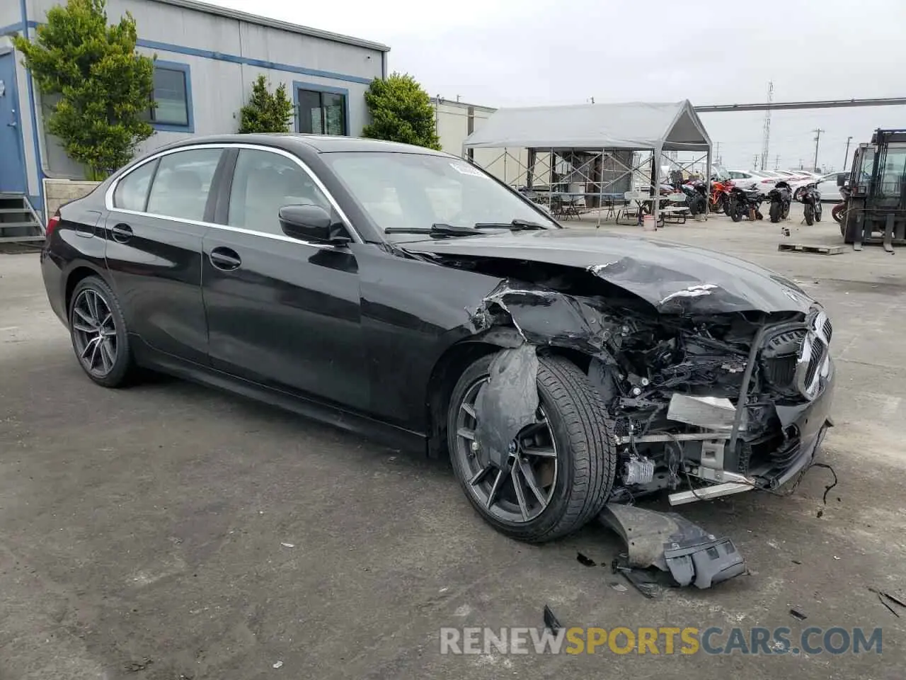 4 fotografías del automóvil dañado WBA5R7C03LFH40434 BMW 3 SERIES 2020