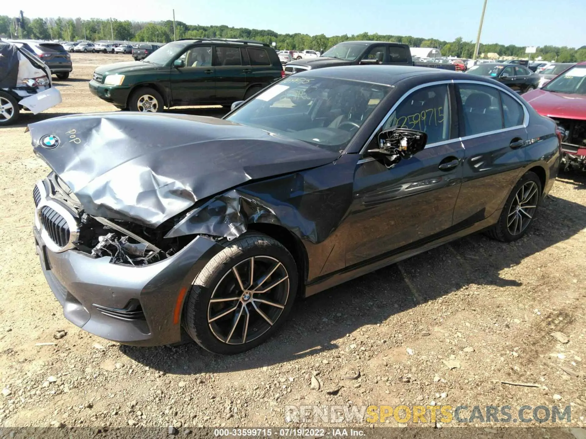 2 fotografías del automóvil dañado WBA5R7C07LFH44714 BMW 3 SERIES 2020