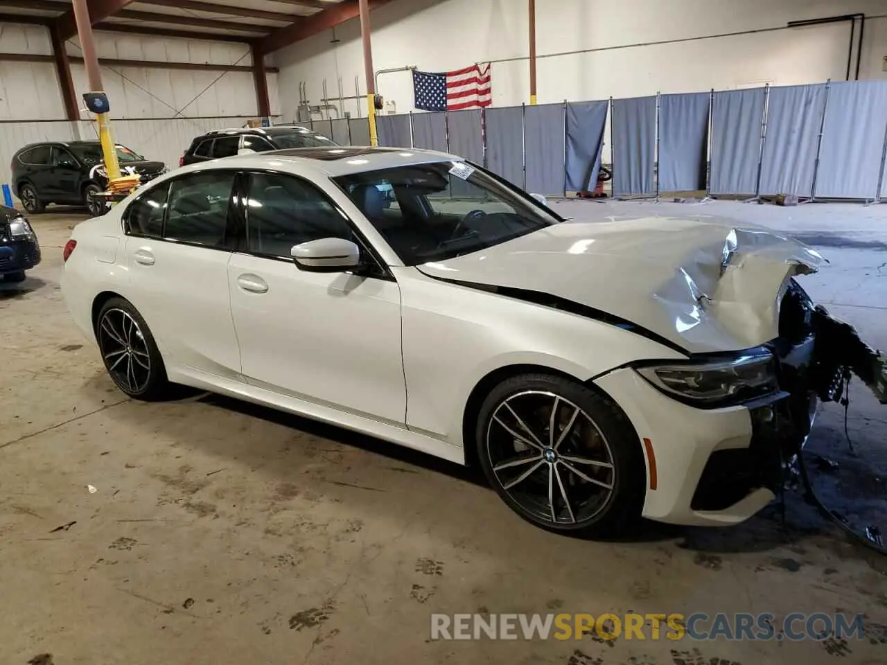 4 fotografías del automóvil dañado WBA5R7C08LFH46861 BMW 3 SERIES 2020